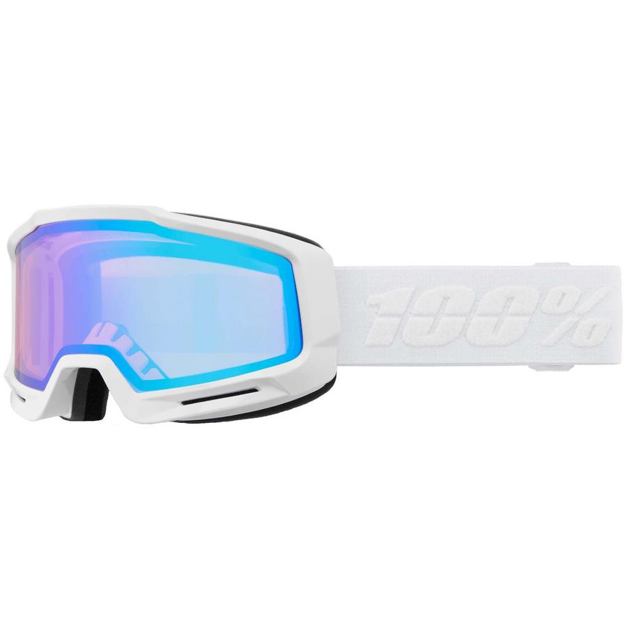 White Frame, White Strap, Hiper Turquoise Mirror Lens