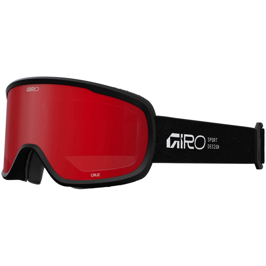 Black Stacked Frame And Strap, Amber Scarlet Lens