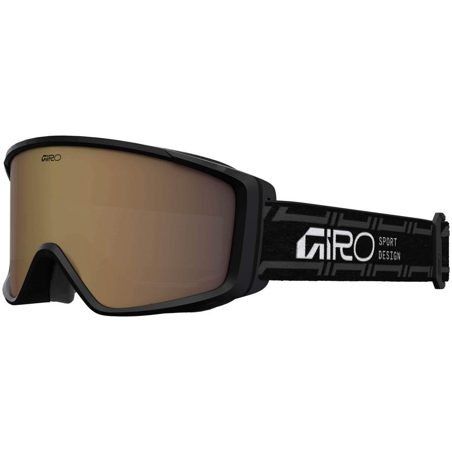 Black Stacked Frame And Strap, Amber Rose Lens