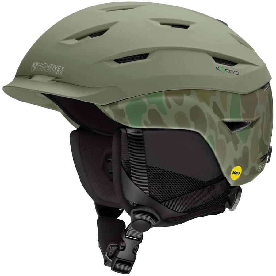 HJ です Smith Optics Level Snow Helmet (Matte Black, X-Large 63-67cm)並行