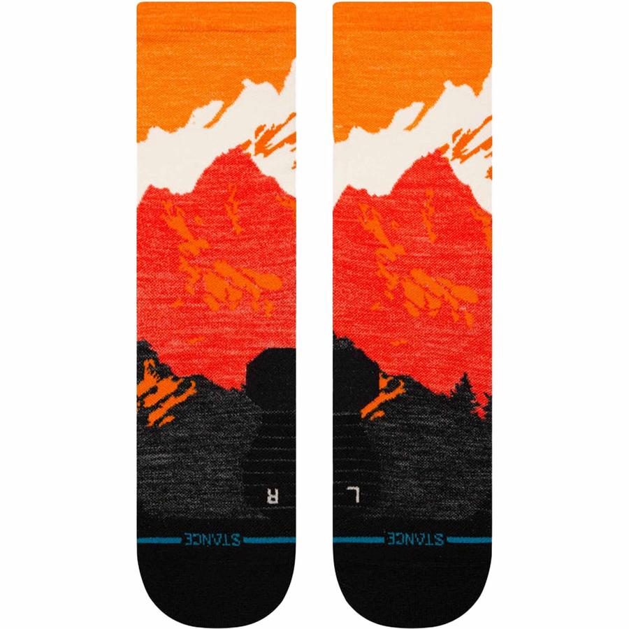 Chaussettes Stance Out Of Range Hike Crew Blanc/Gris