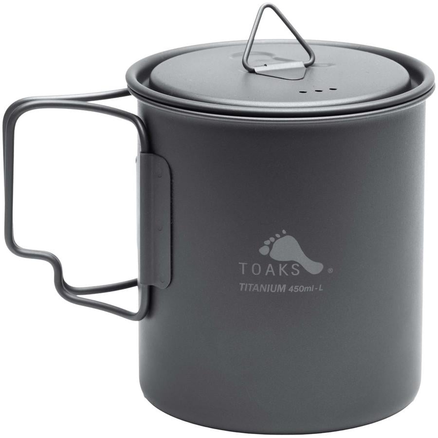 Toaks Light Titanium 450ml Ultralight Camping Cup with Lid