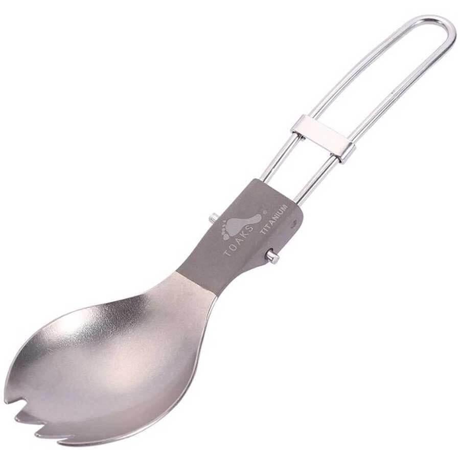 Toaks Titanium Folding Spork Ultralight Camping Cutlery