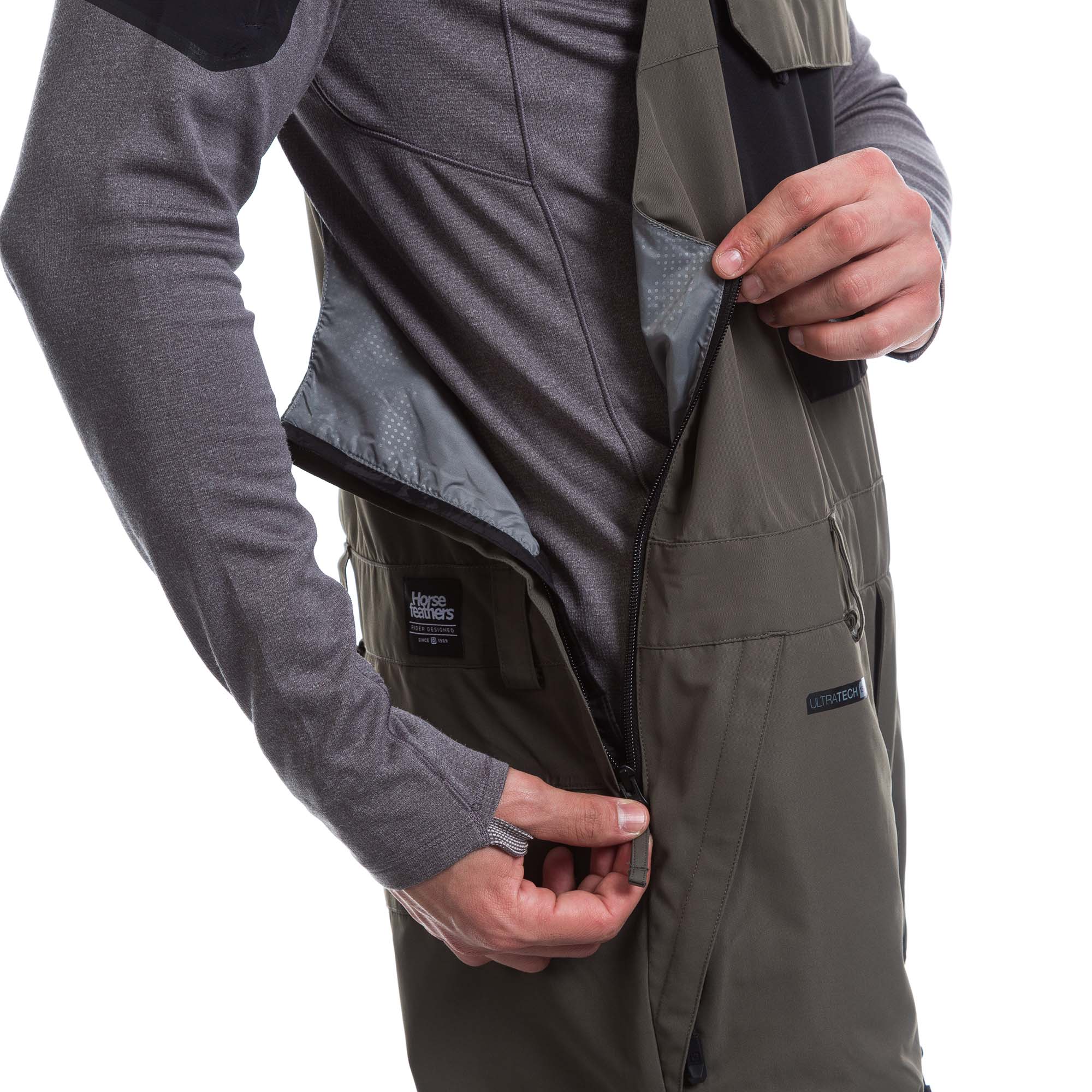Horsefeathers Transfer Bib Pant Bottoms | Absolute-Snow