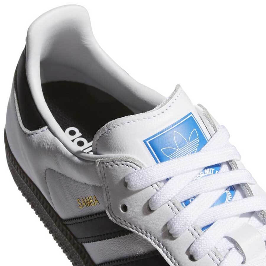 靴 adidas samba adv white 24.5 adidas Samba ADV Skate Shoes - White/Core Black/Gum – Route One
