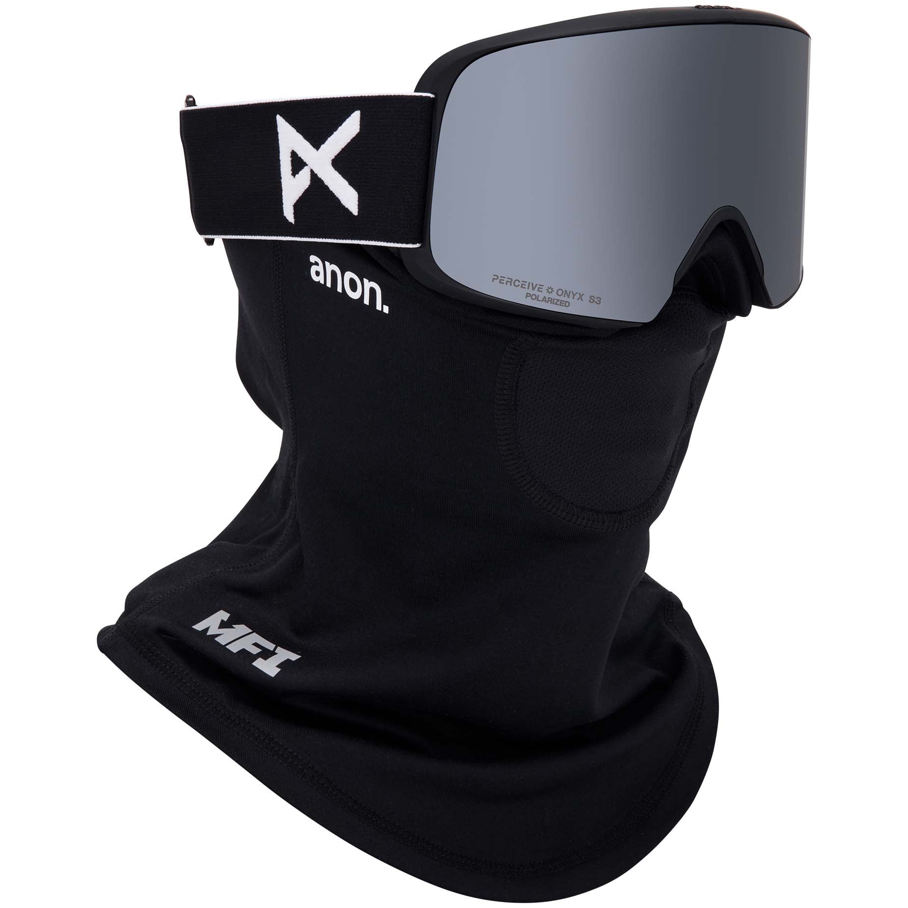 Anon M6 Polarized Ski/Snowboard Goggles + MFI Face Mask