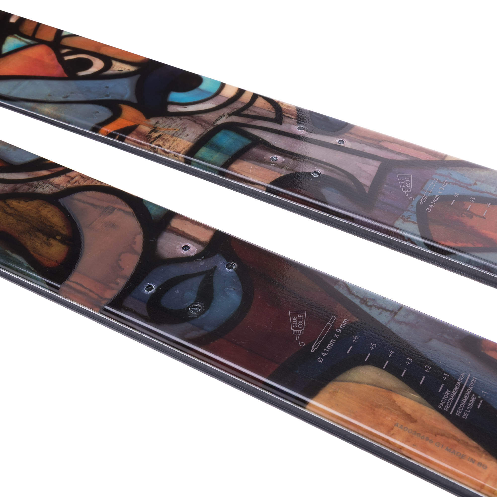 Atomic Bent 90 Skis Miss Drilled