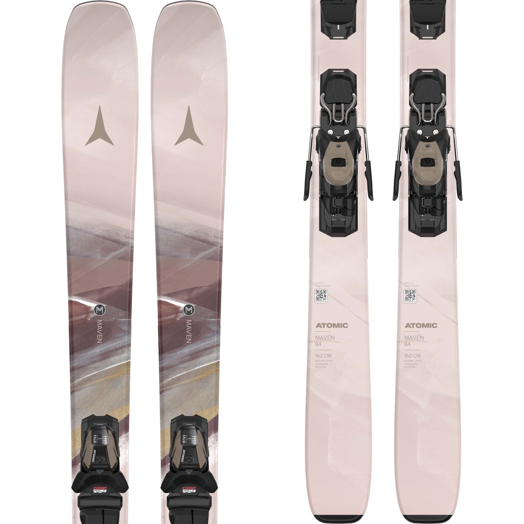 Atomic Maven 84 Women's Skis + M 10 GripWalk Bindings