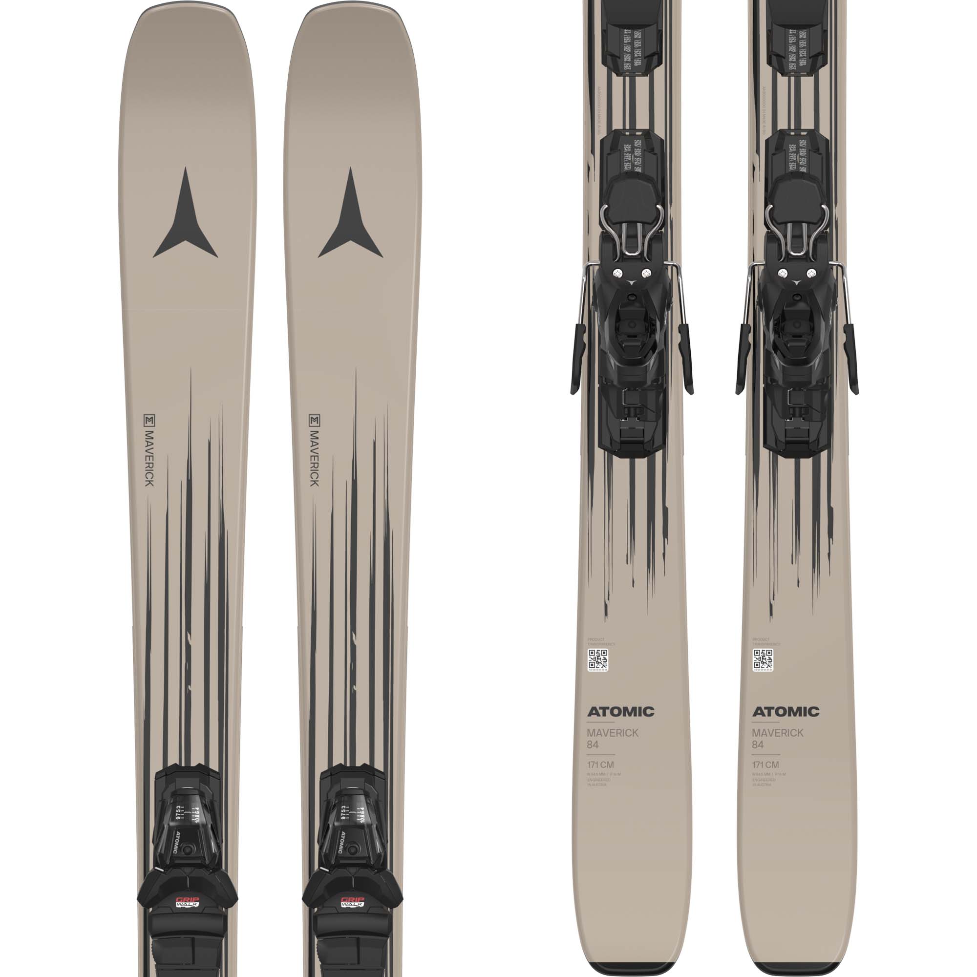 Atomic Maverick 84 Skis + M 10 GripWalk Bindings