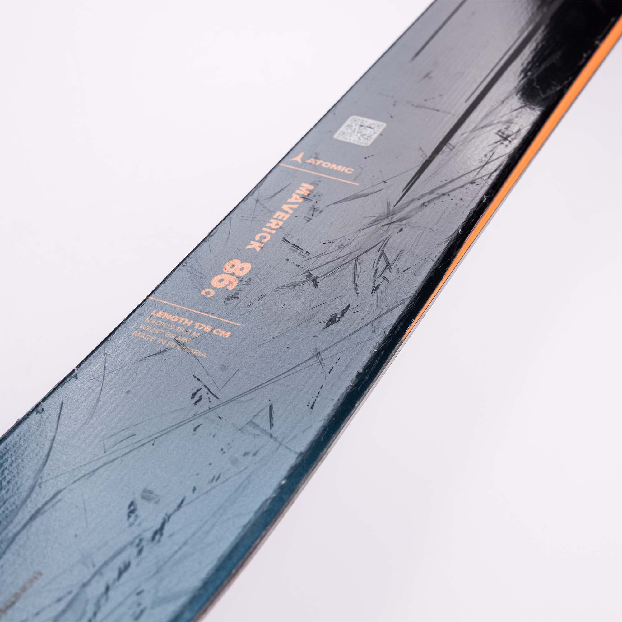 Ex Demo Atomic Maverick 86 C Skis With Atomic Warden Bindings