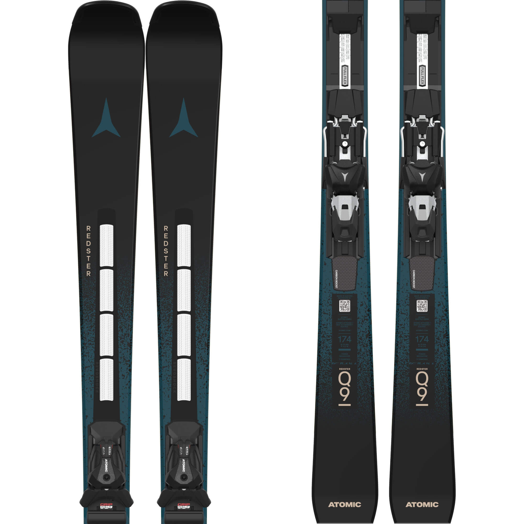 Atomic Redster Q9 Revoshock S Skis + I 12 Gripwalk Bindings