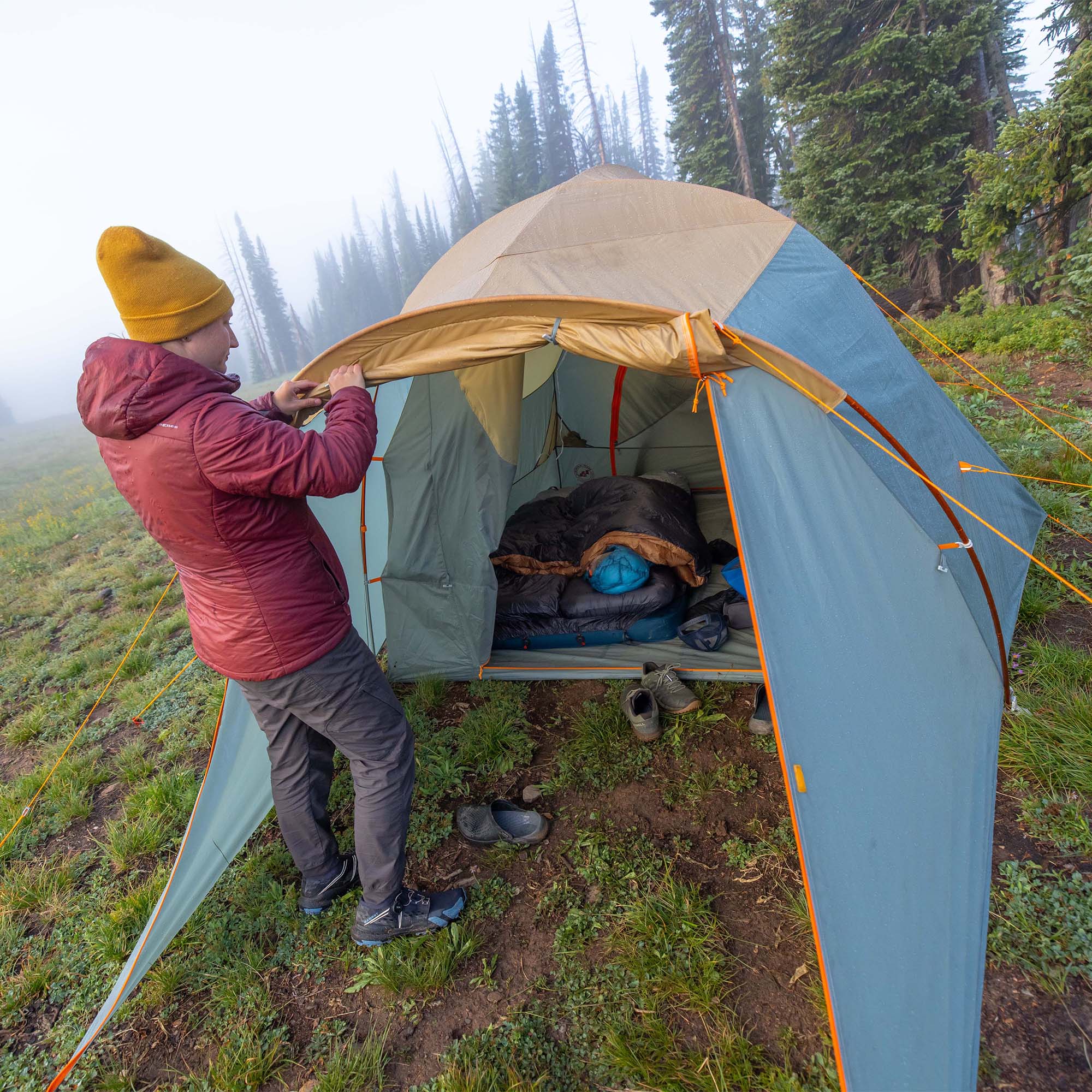 Big Agnes Bunk House 4 Freestanding 4 Person Dome Tent