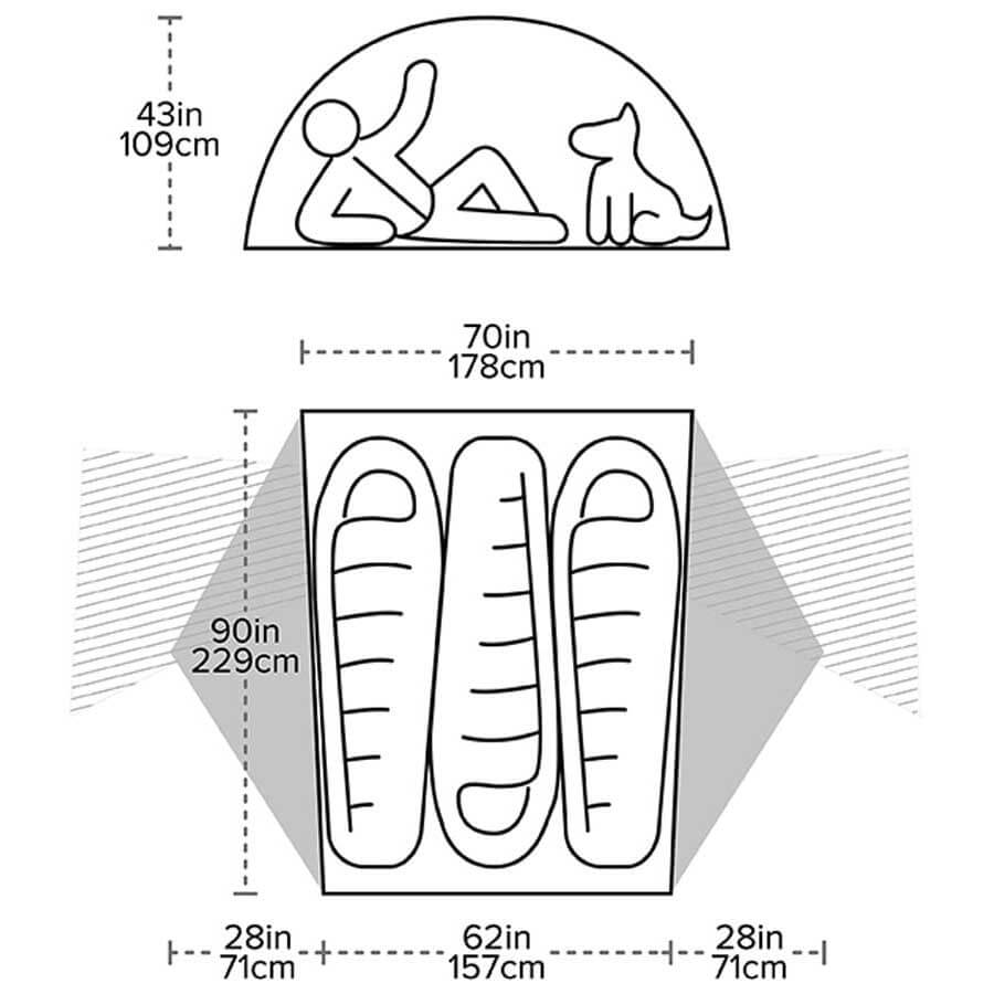 Big Agnes Copper Spur HV UL3 Bikepack Ultralight Bikepacking Tent