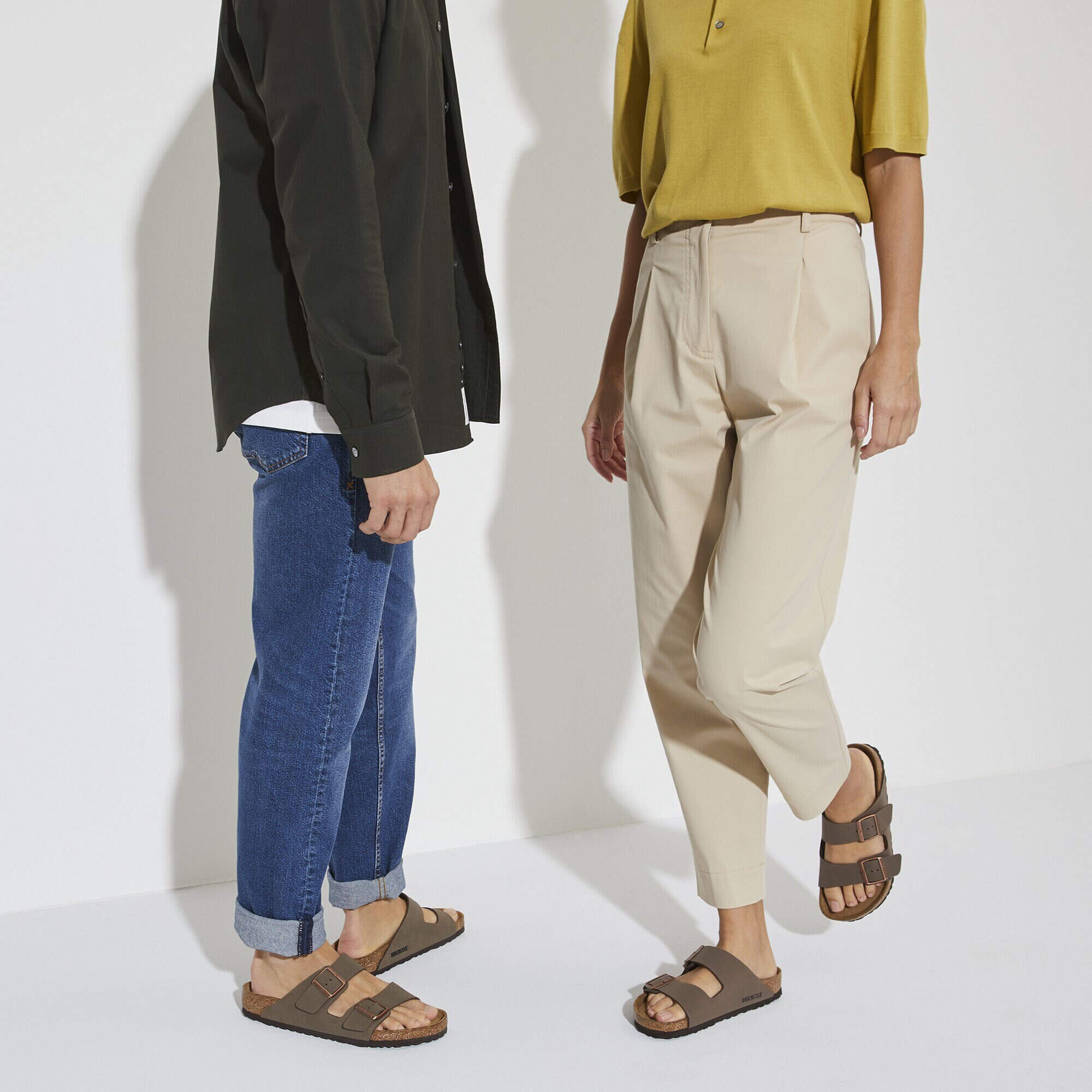 Birkenstock Arizona Men's Birko-Flor Nubuck Sandals