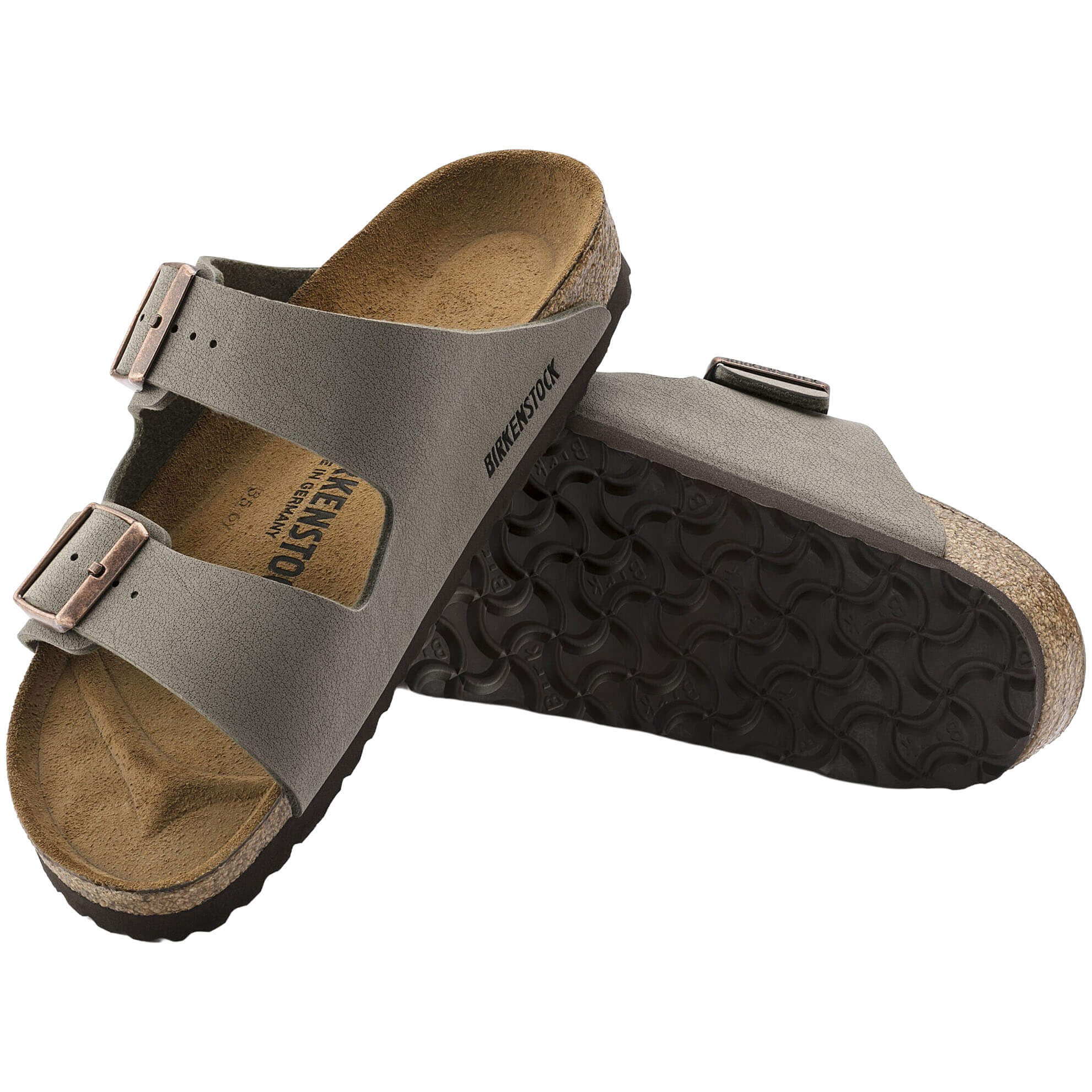 Birkenstock Arizona Men's Birko-Flor Nubuck Sandals