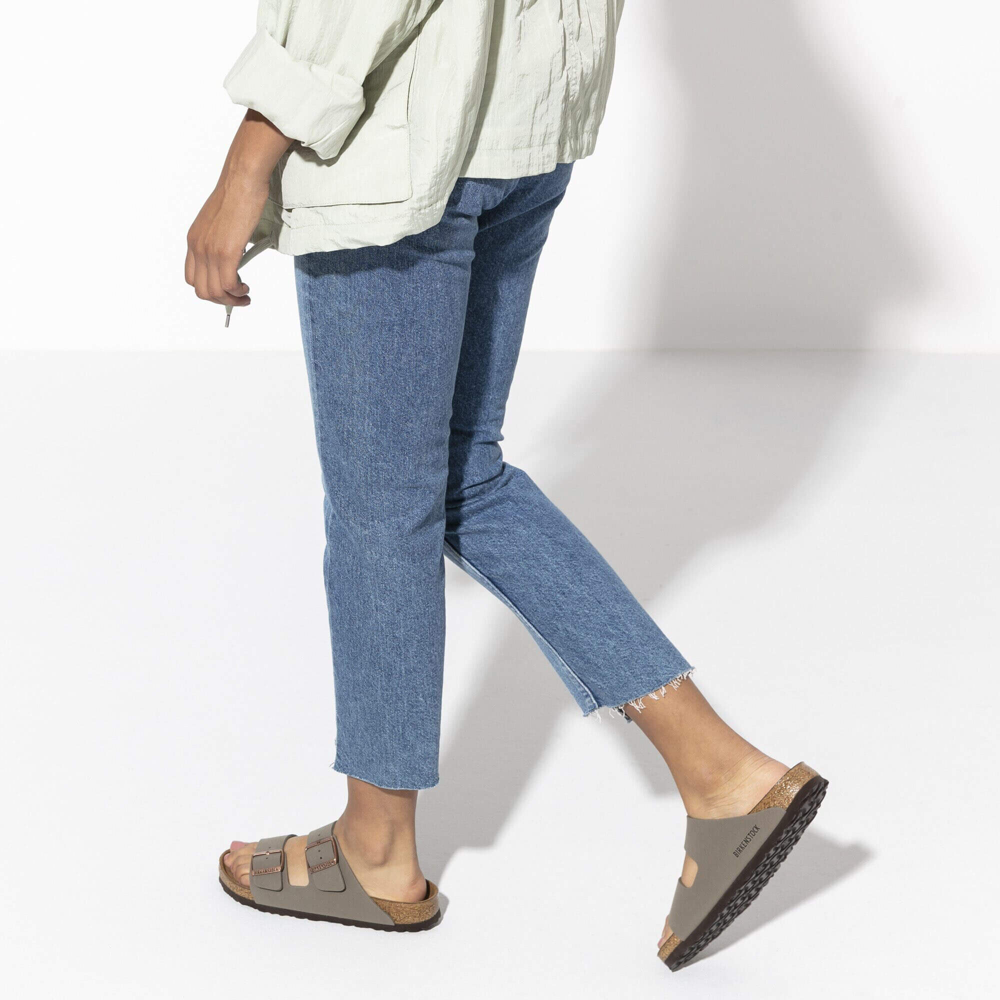 Birkenstock Arizona Men's Birko-Flor Nubuck Sandals