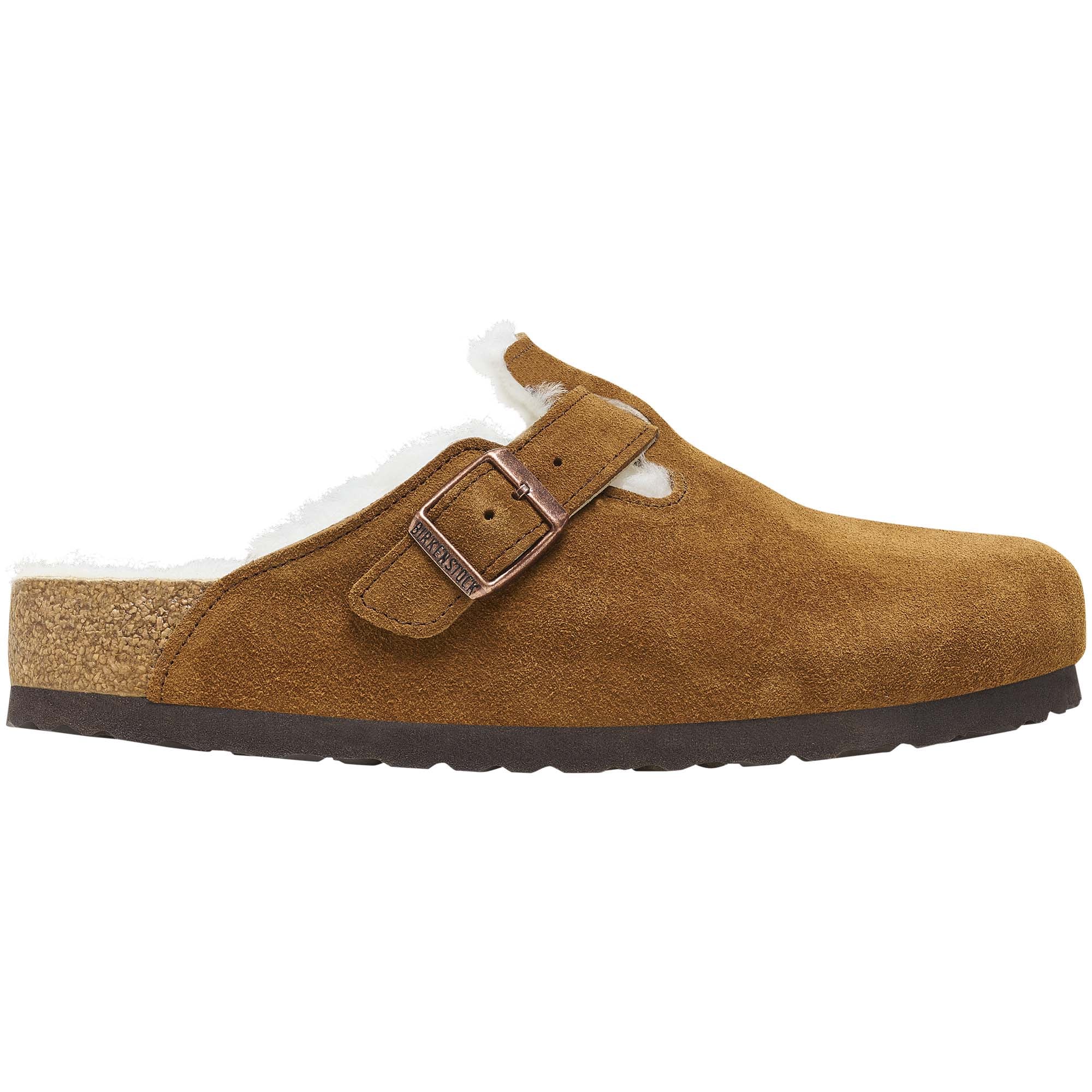 Birkenstock Boston Shearling Suede Women's Slippers