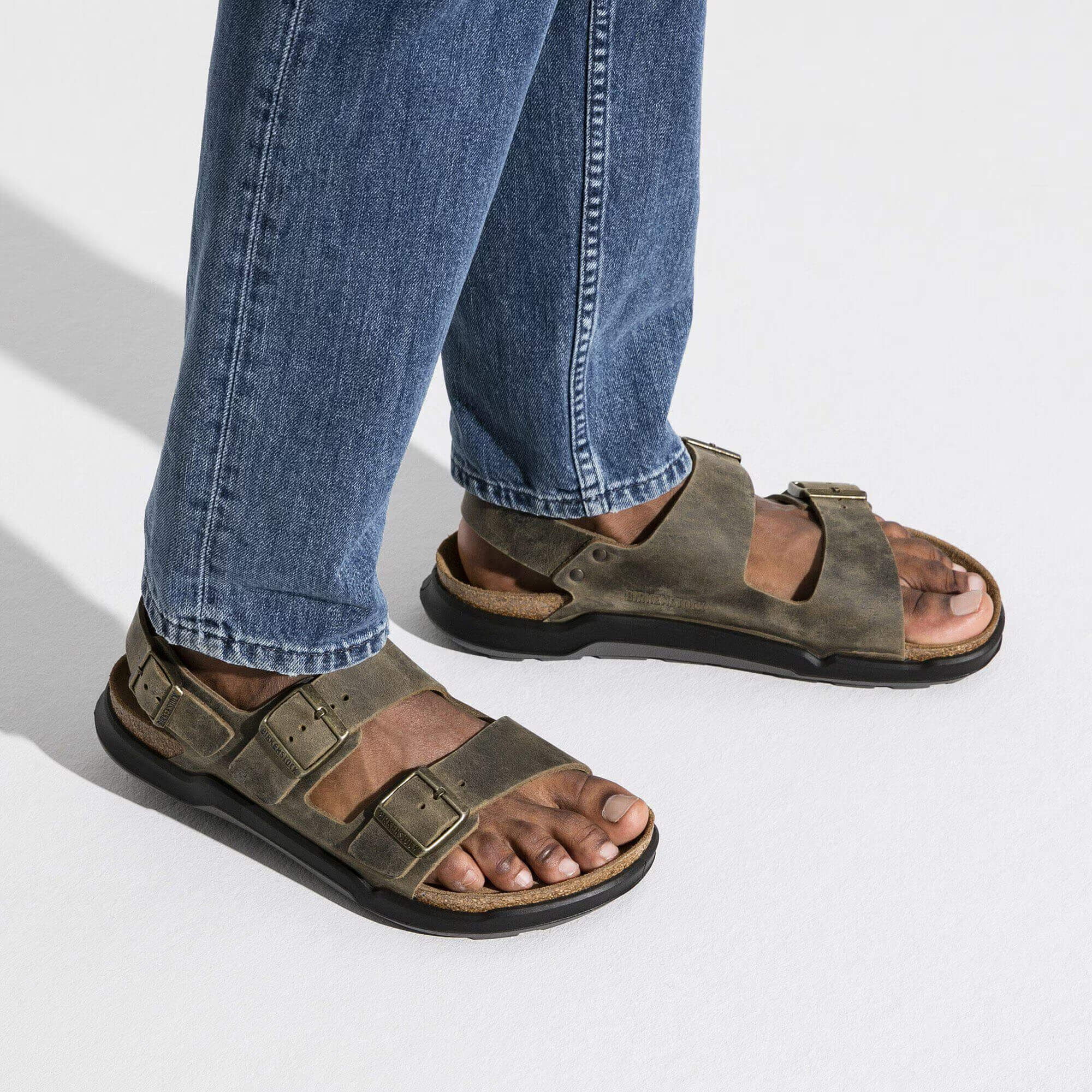Birkenstock Milano CT Oiled Leather Sandal