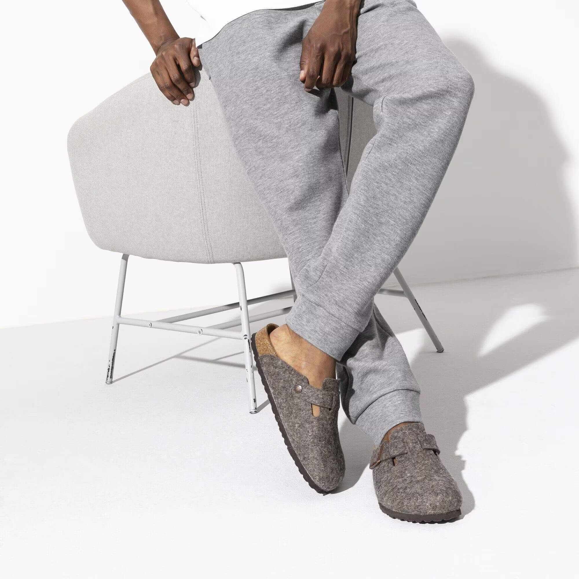 Birkenstock Boston Wool Narrow Fit Women's Mules