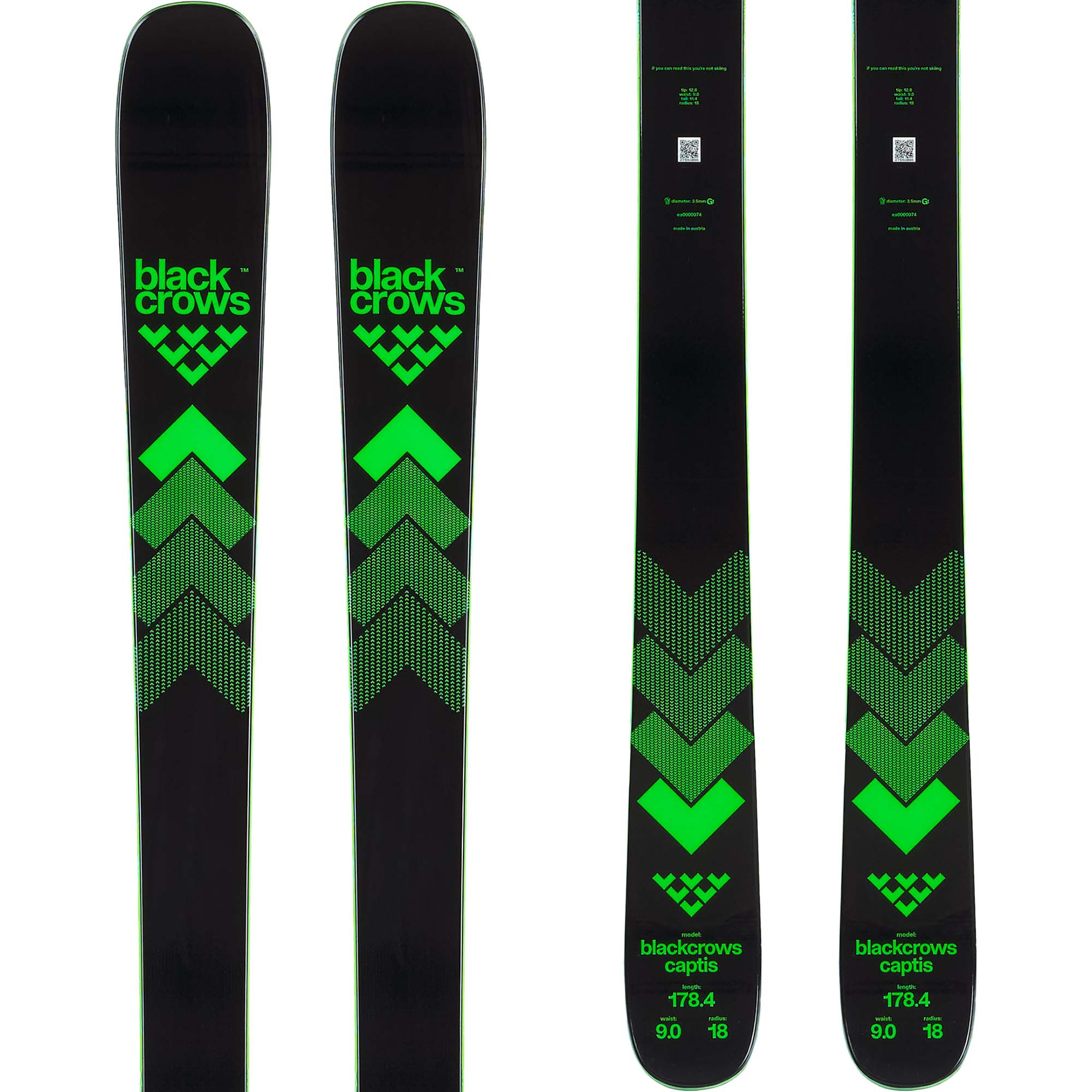 Miss Drilled Black Crows Captis Skis