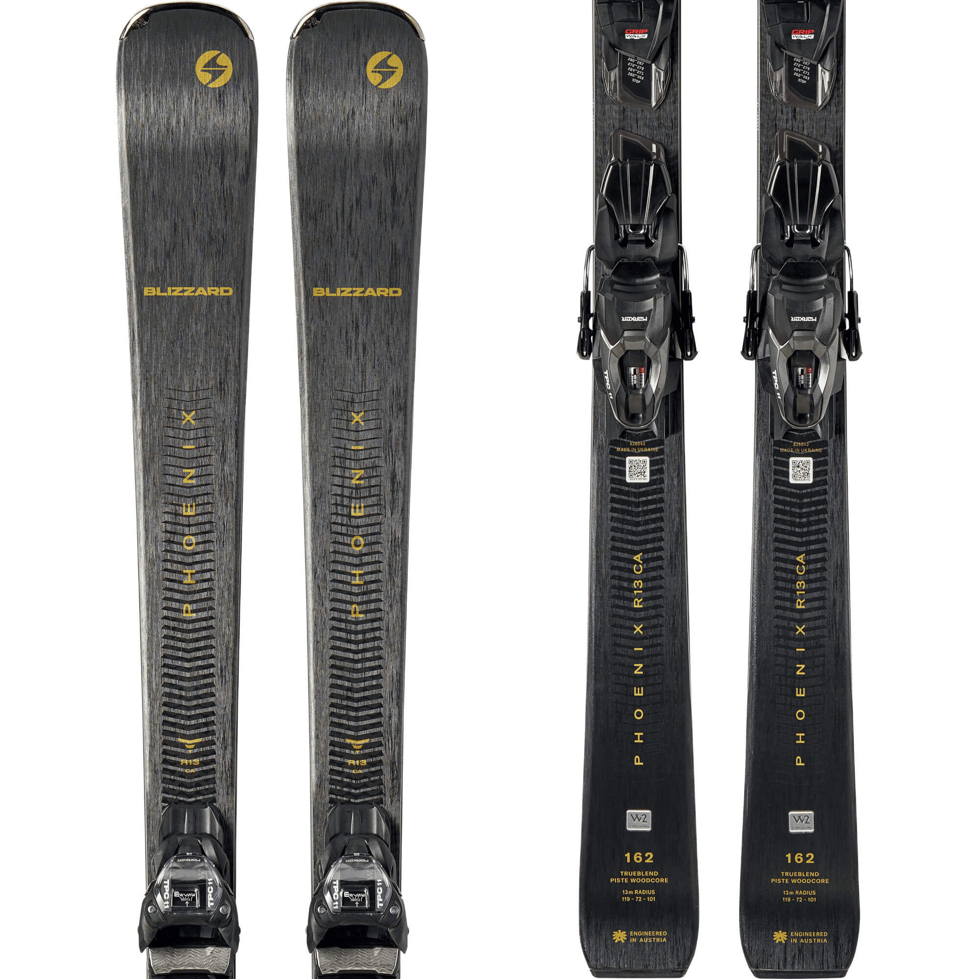 Blizzard Phoenix R13 CA Women's Skis + TPC11 Bindings