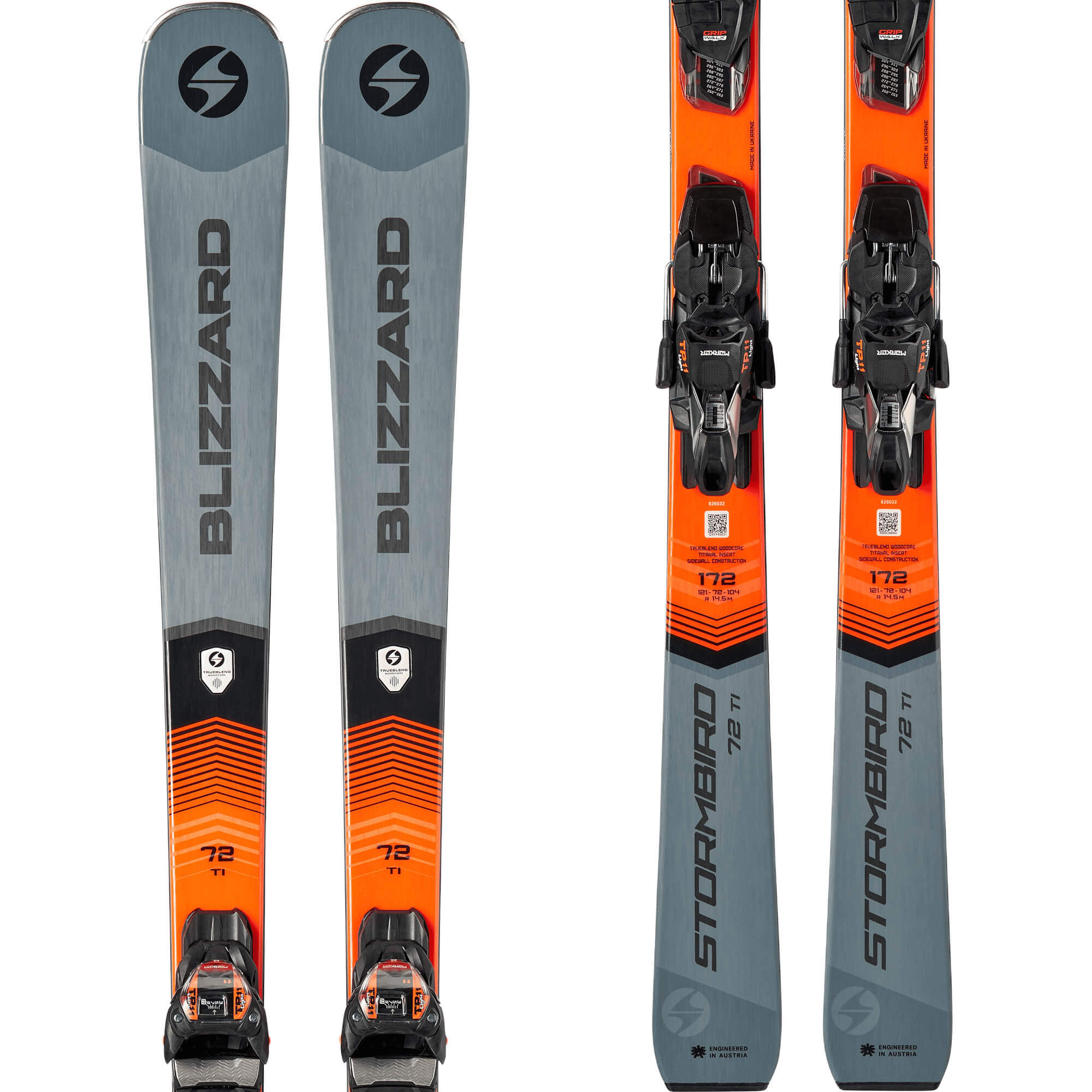 Blizzard Stormbird 72 Ti Skis + TP11 Light