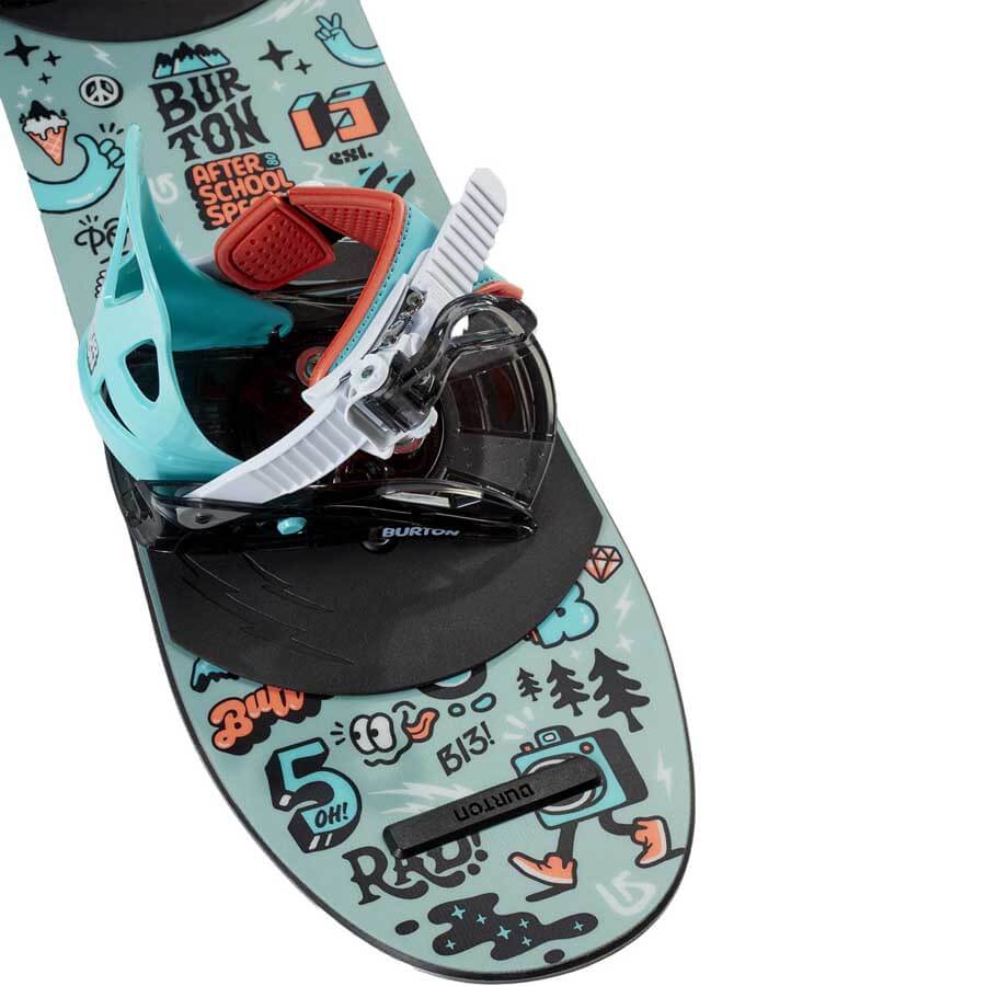 Burton Kids' After School All Mountain Special  Snowboard Package + Mini Grom Bindings