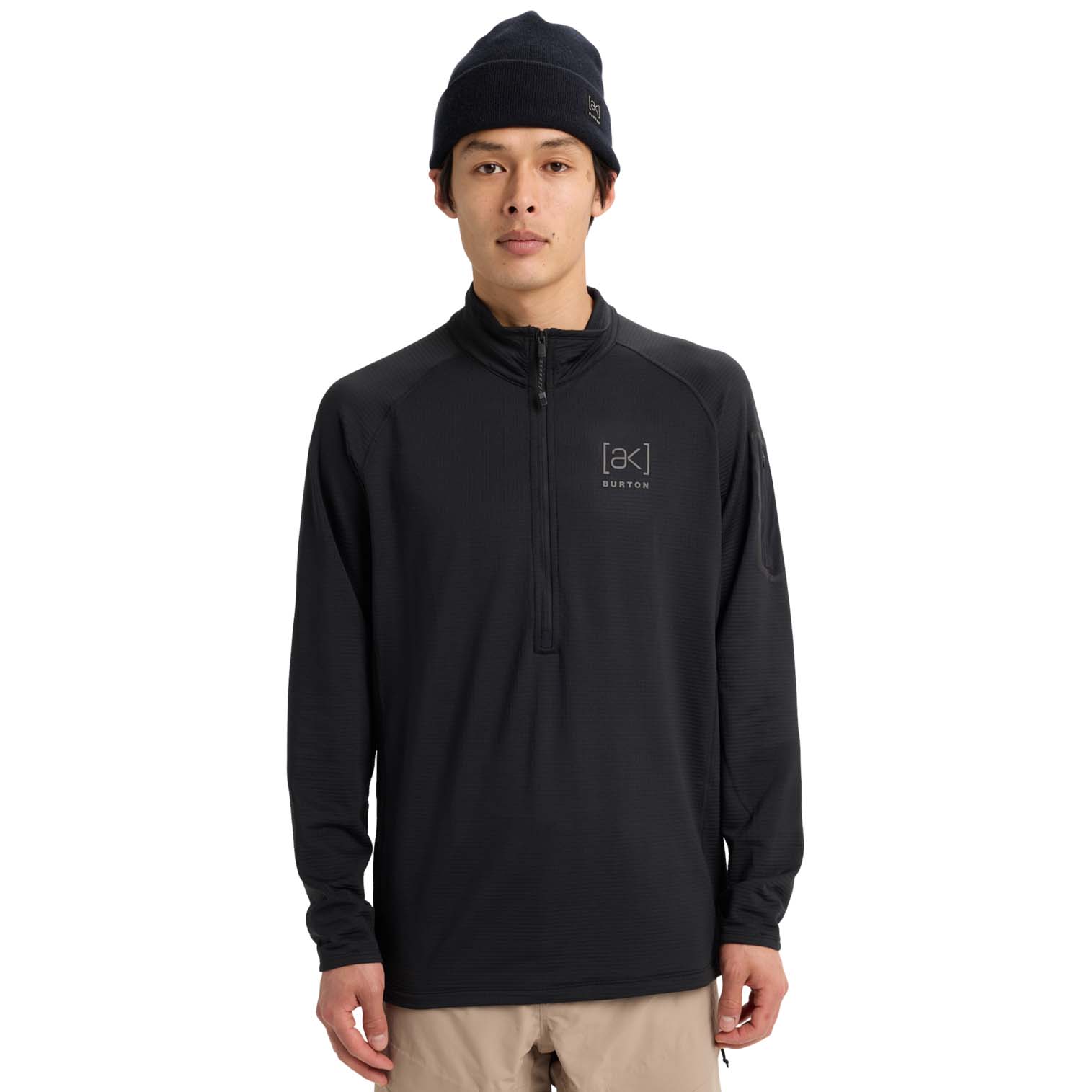 Burton [Ak] Helium Grid Half Zip Fleeces | Absolute-Snow