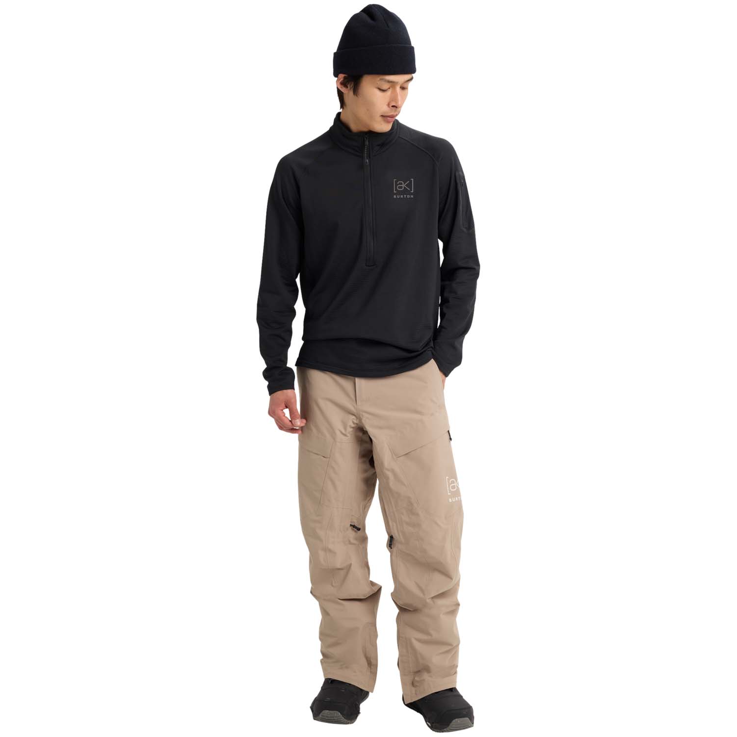 Burton [Ak] Helium Grid Half Zip Fleeces | Absolute-Snow