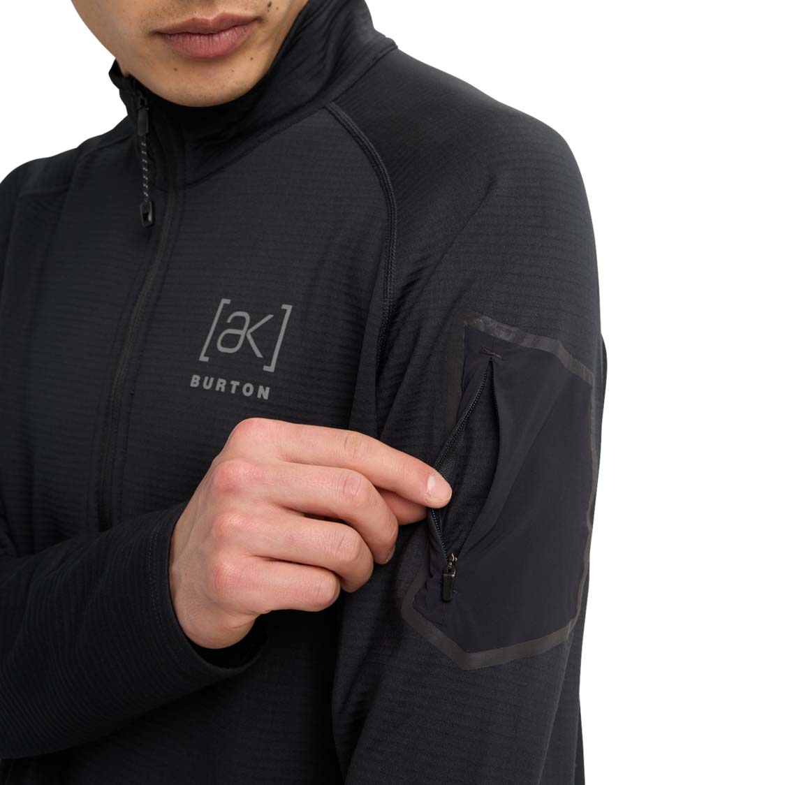 Burton [Ak] Helium Grid Half Zip Fleeces | Absolute-Snow