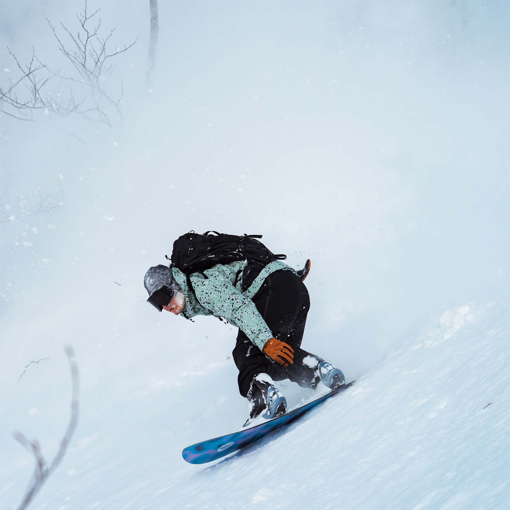 Burton Family Tree Sketch Artist Freeride Snowboard