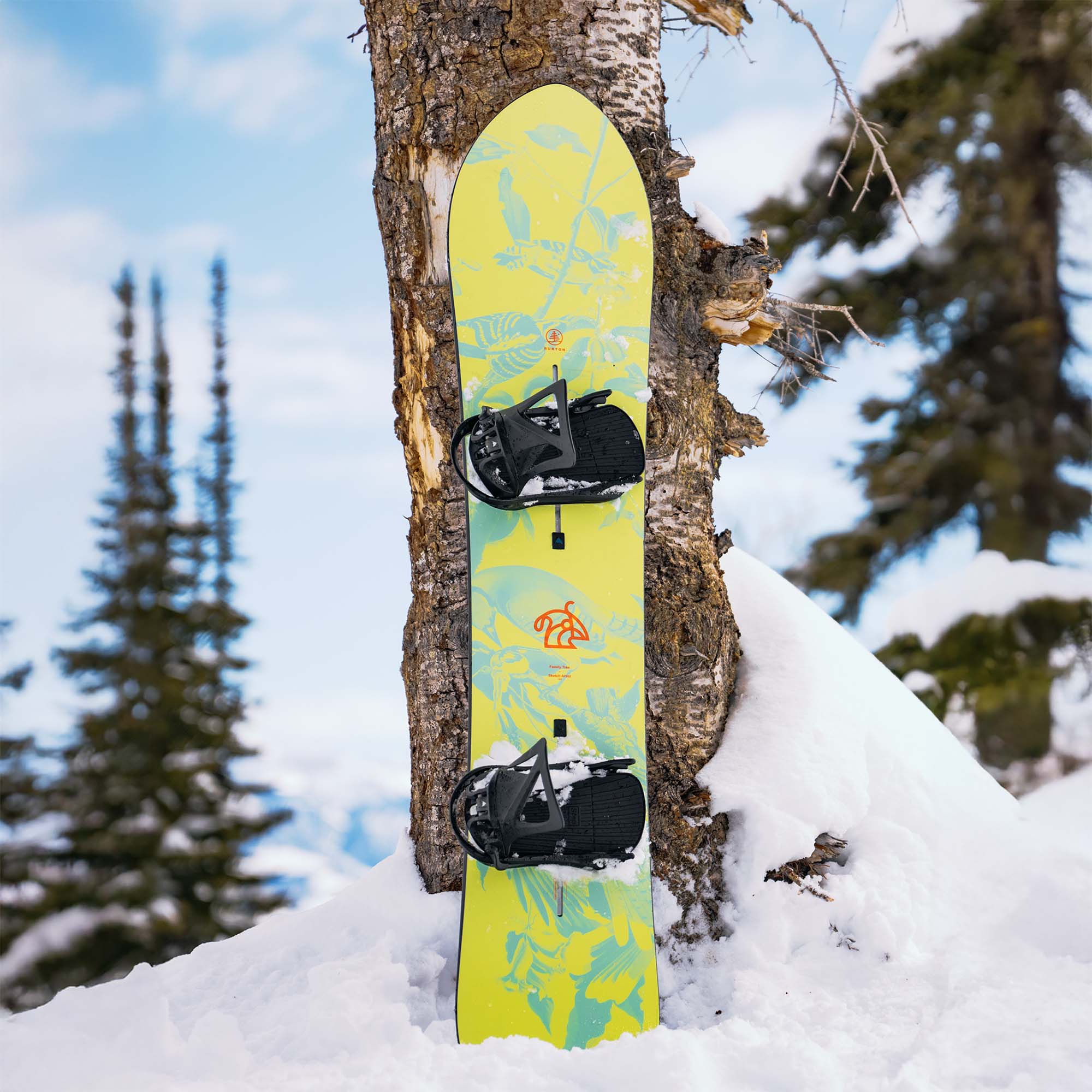 Burton Family Tree Sketch Artist Snowboards 2026 | Absolute-Snow