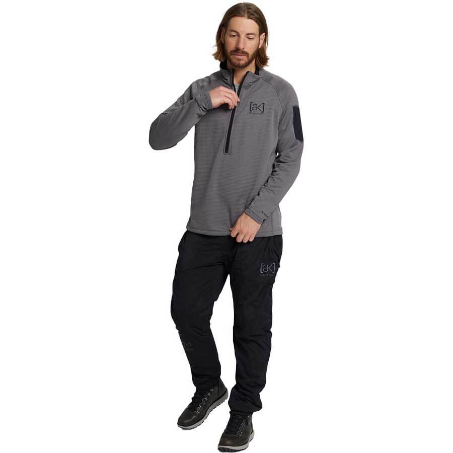 Burton [ak] Helium Grid Half Zip Fleeces | Absolute-Snow