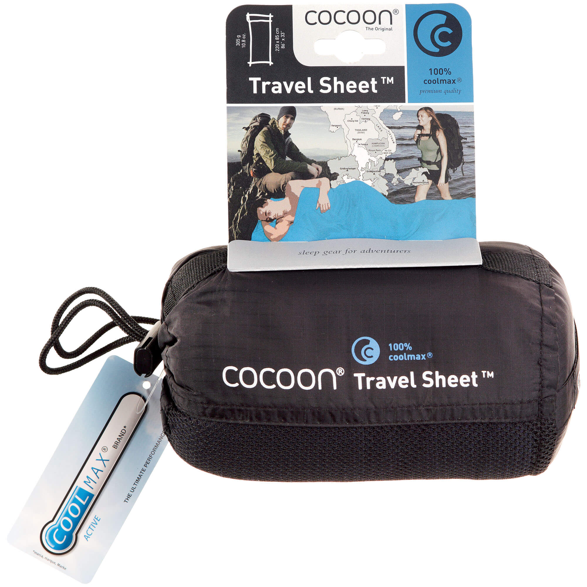 Cocoon Coolmax Travelsheet Ultralight Sleeping Bag Liner