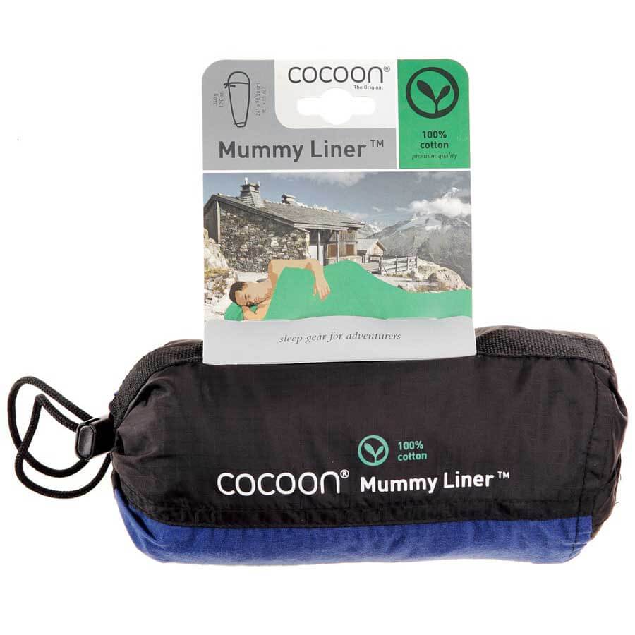 Cocoon MummyLiner Cotton Lightweight Sleeping Bag Liner