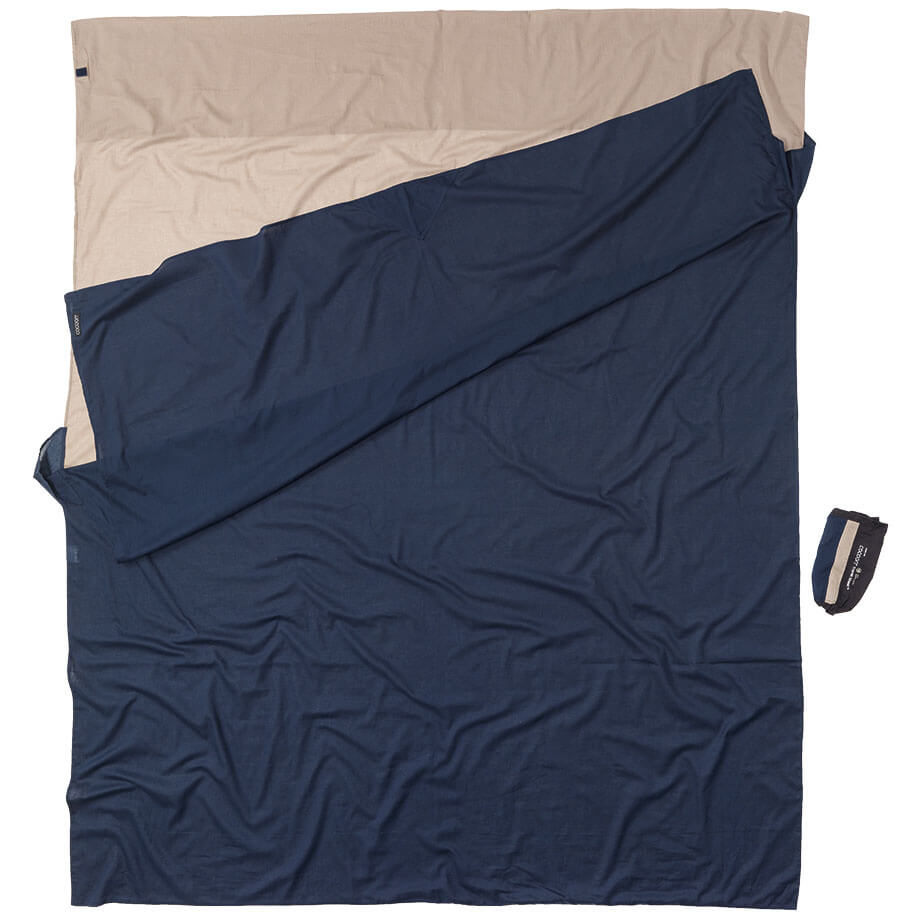 Cocoon TravelSheet Egyptian Cotton Double Sleeping Bag Liner