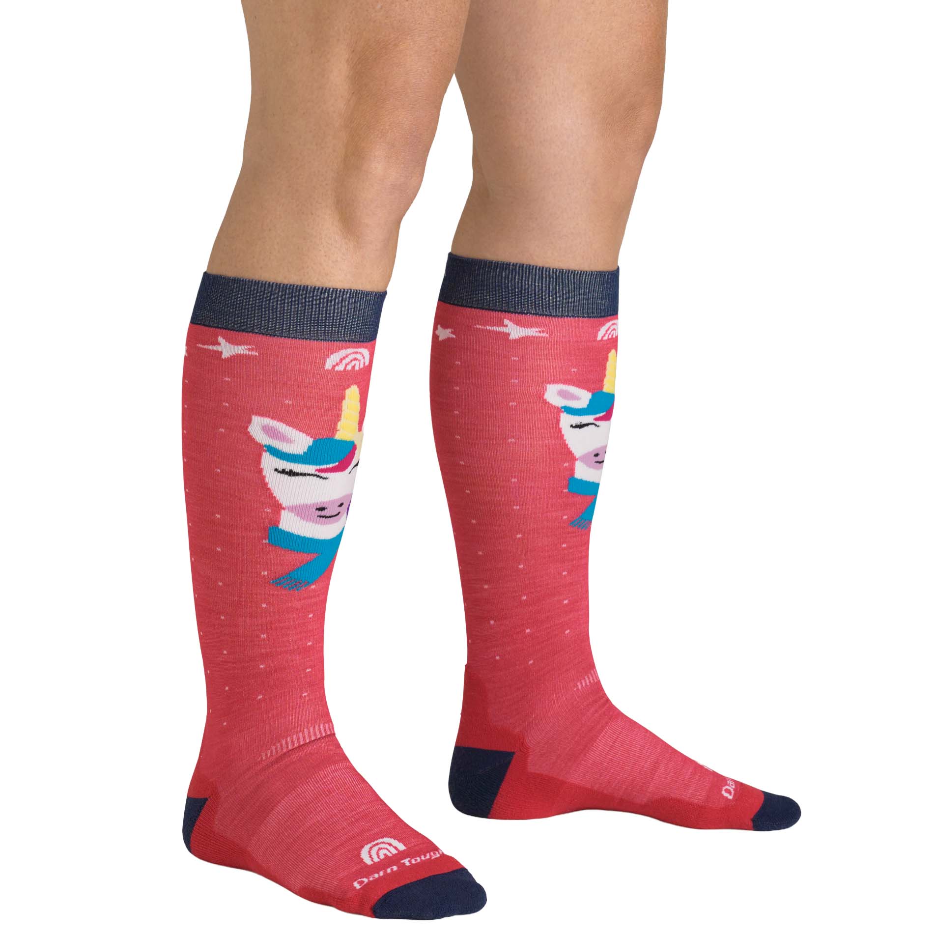 Darn Tough Magic Mountain Unicorn Over the Calf Kids' Ski Socks