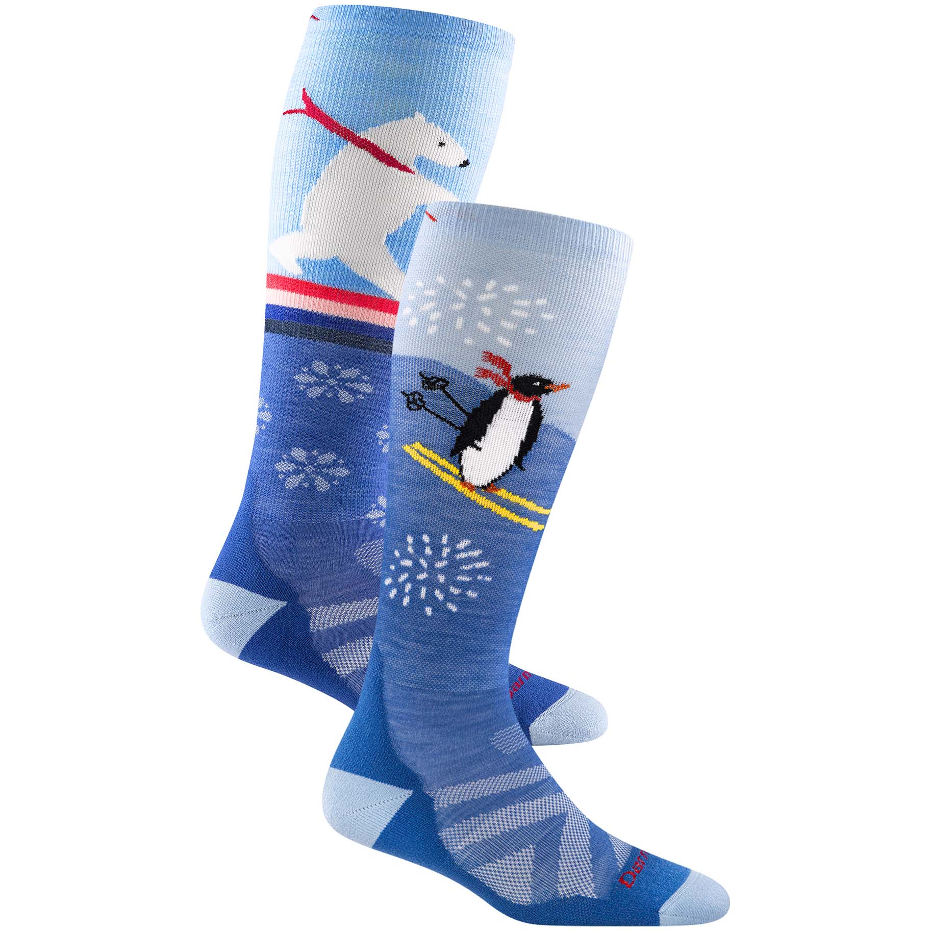 Darn Tough Penguin Peak Over the Calf Girls' Ski Socks