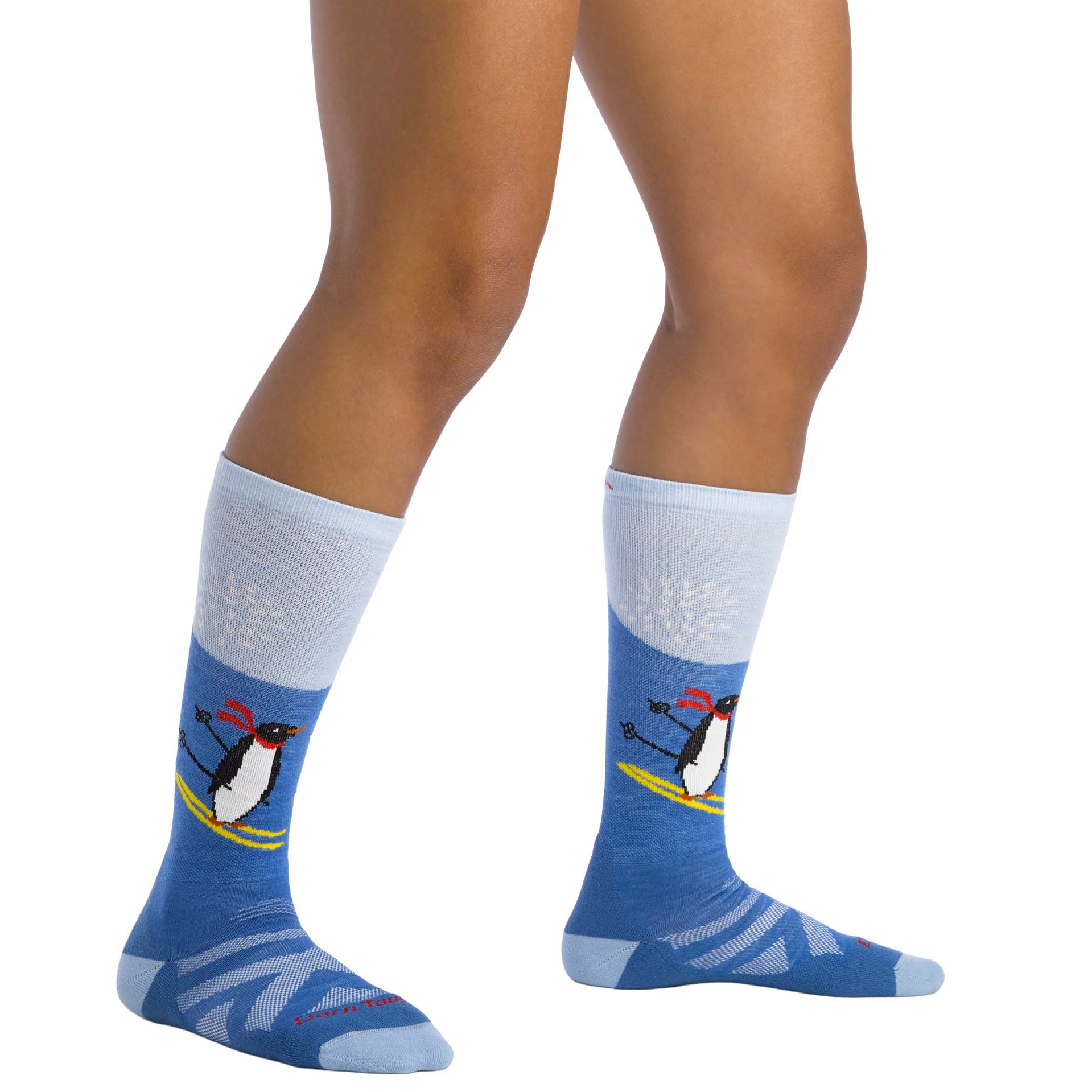 Darn Tough Penguin Peak Over the Calf Girls' Ski Socks
