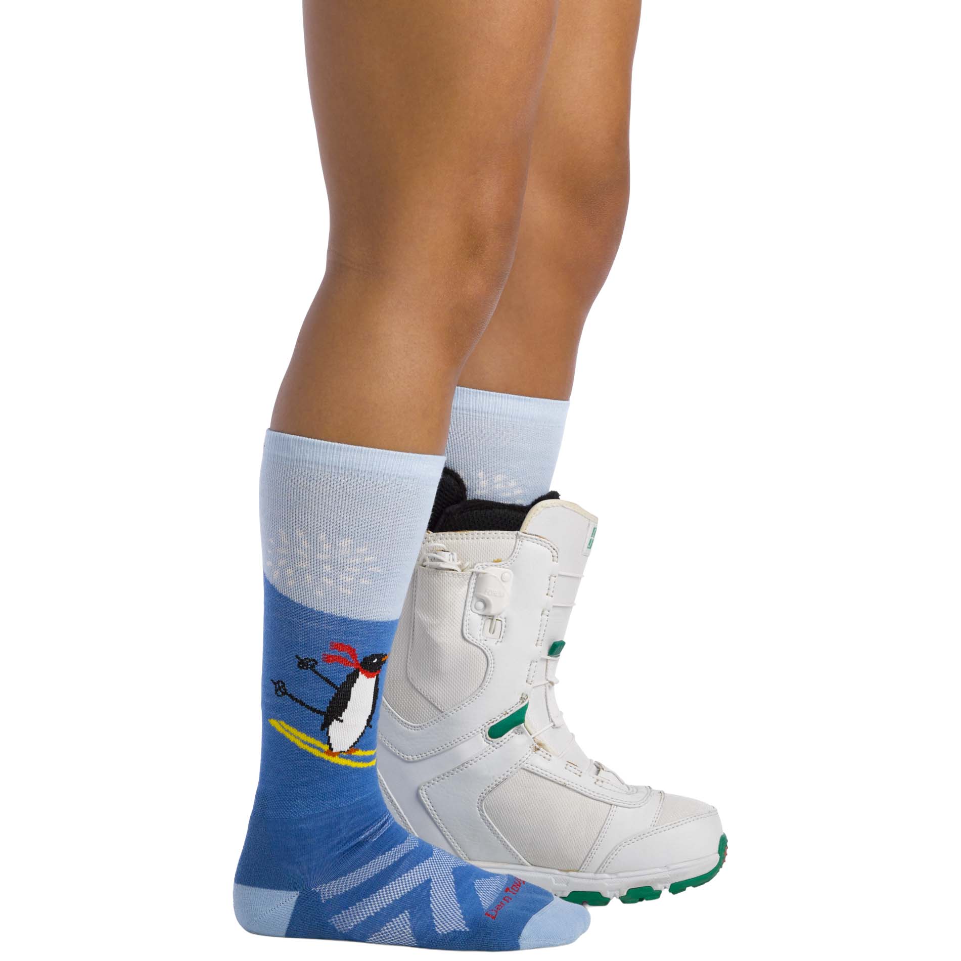 Darn Tough Penguin Peak Over the Calf Girls' Ski Socks