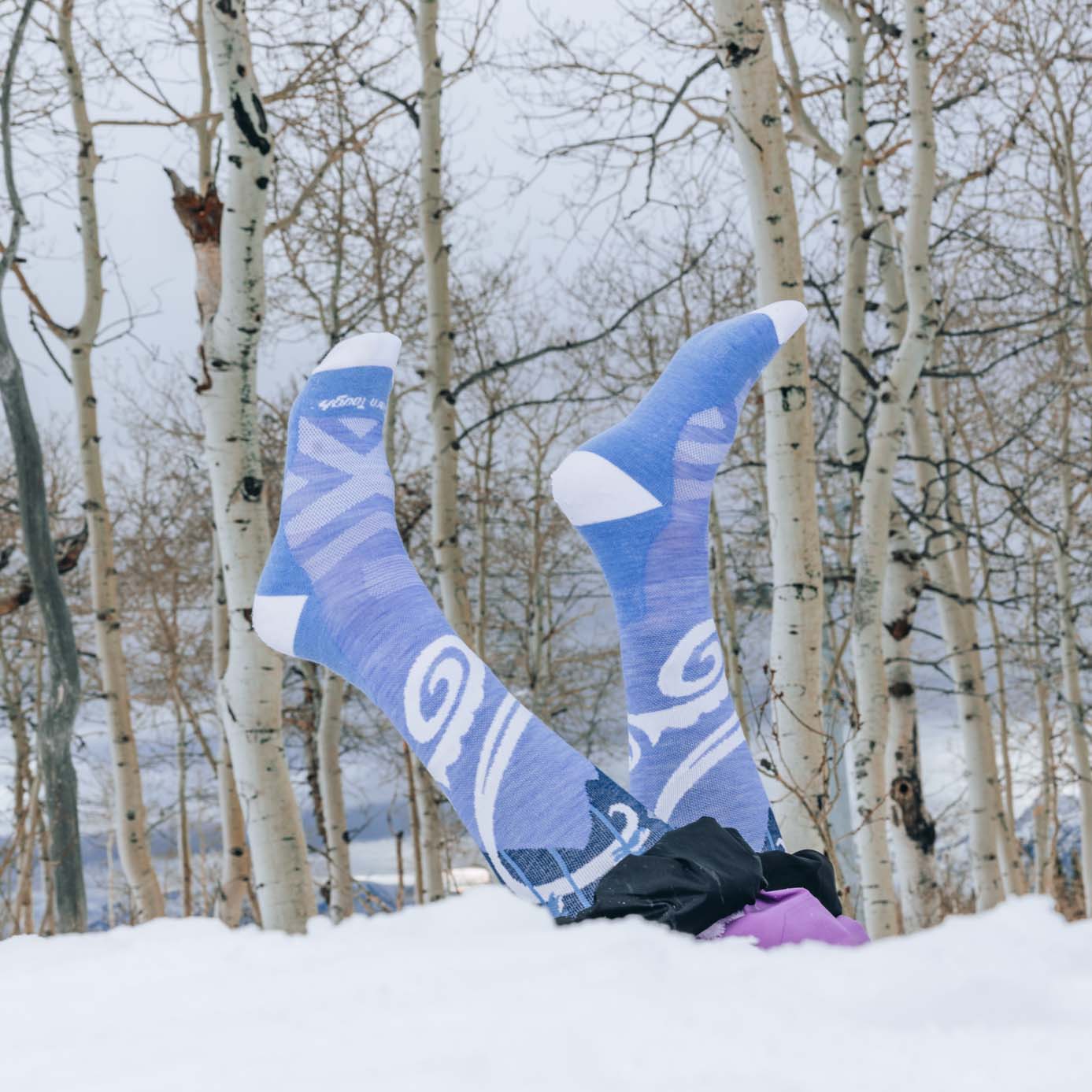 Darn Tough Swirlwind OTC Lightweight With Cushion Women's Snowboard Socks