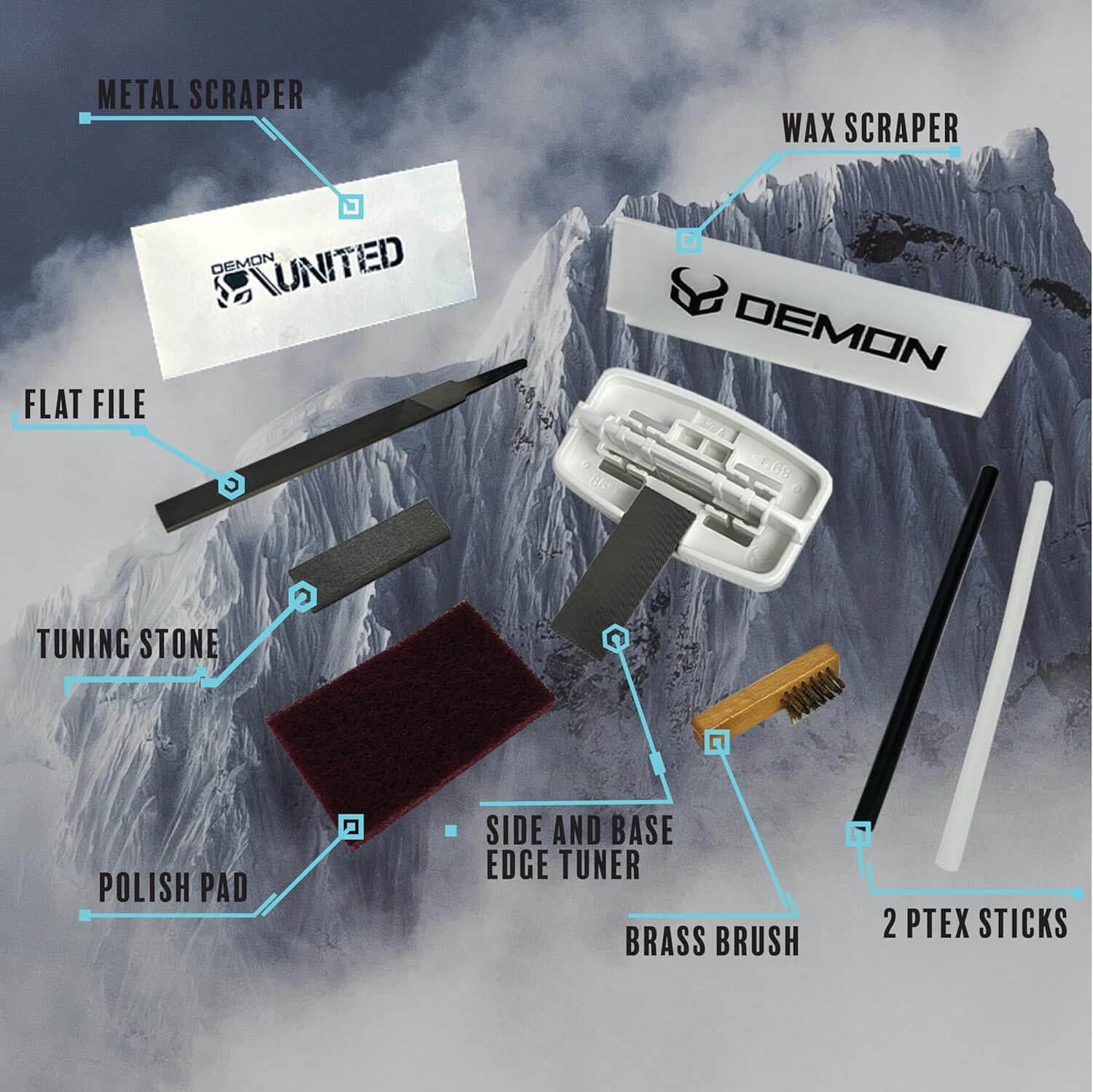 Demon Complete Snowboard/Ski Tune Kit