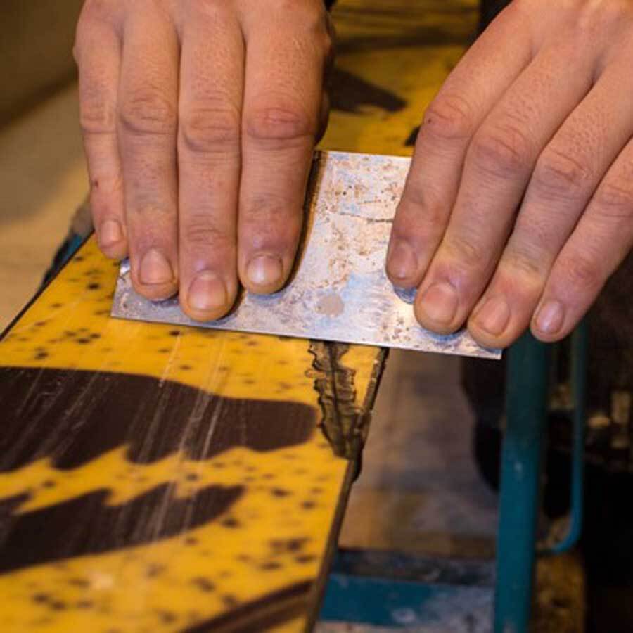 Demon Metal Ski/Snowboard Wax Scraper