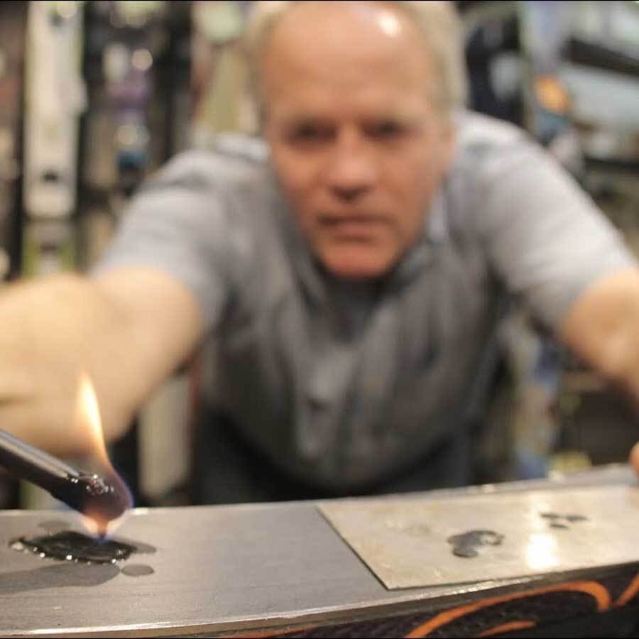 Demon Metal Ski/Snowboard Wax Scraper