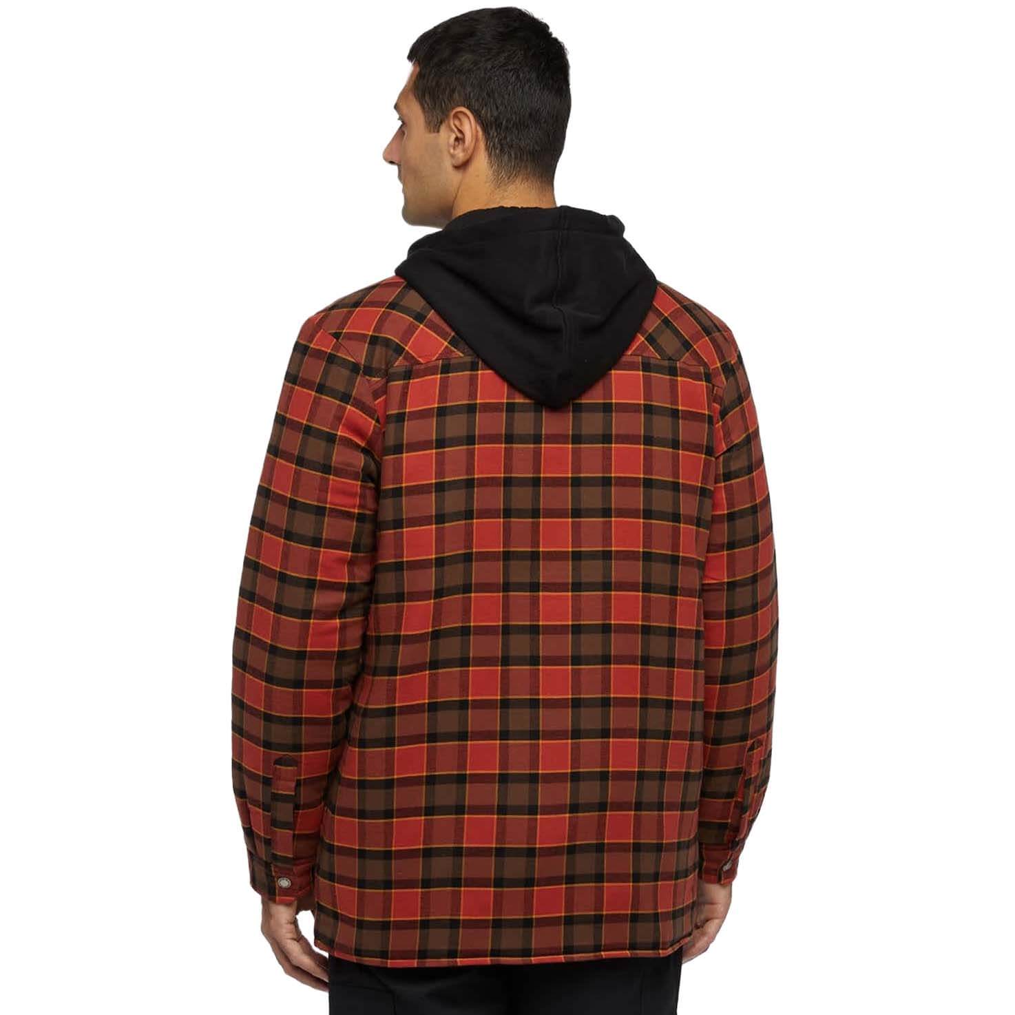 Dickies Fleece Hooded Flannel Shirt
