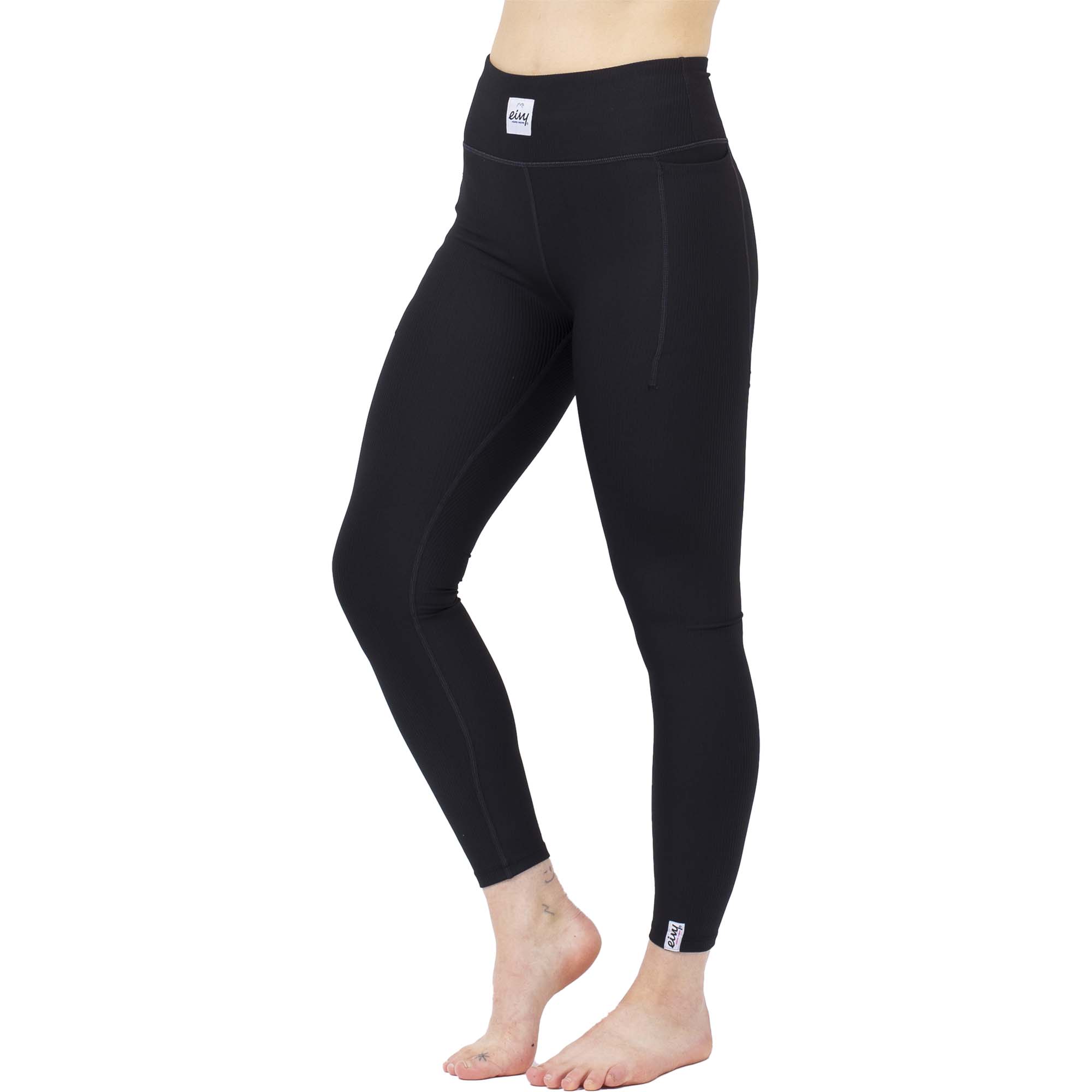 Eivy Pocket Rib Tights Women's Full Length Base Layer Pant