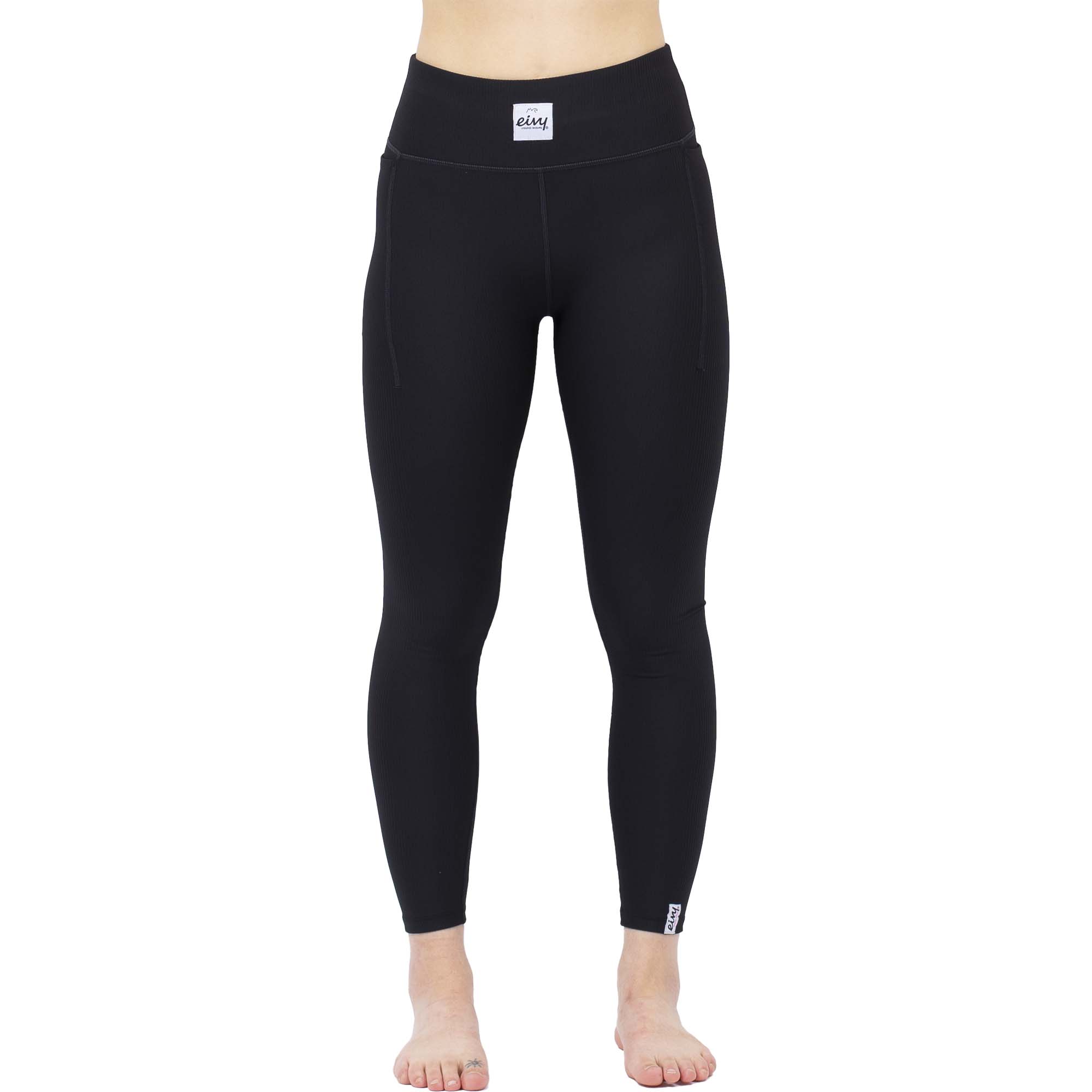 Eivy Pocket Rib Tights Women's Full Length Base Layer Pant