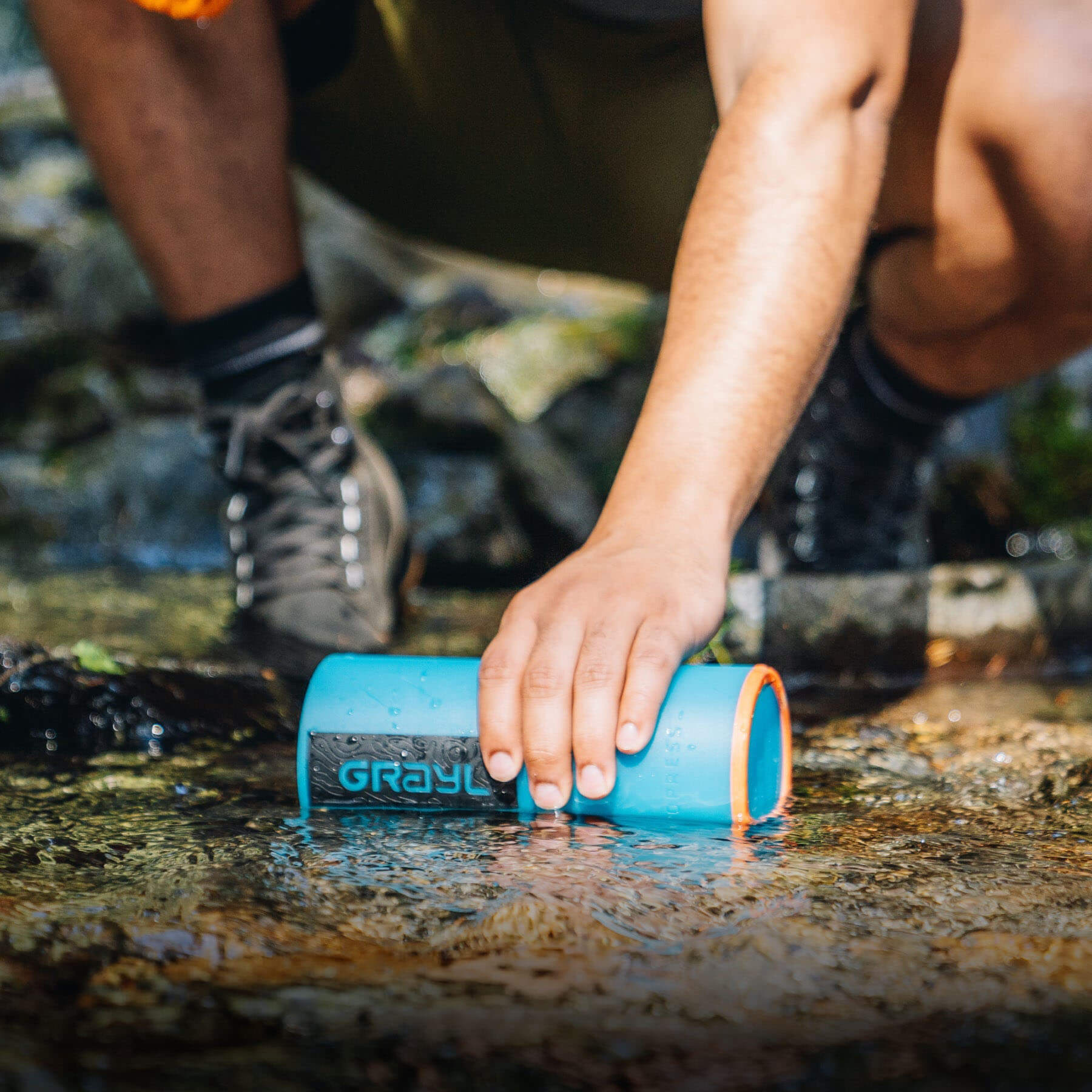 Grayl GeoPress Water Purifier Travel Filter Bottle