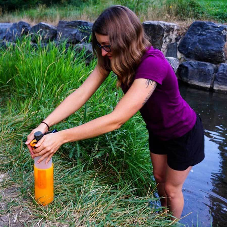 Grayl GeoPress Water Purifier Travel Filter Bottle