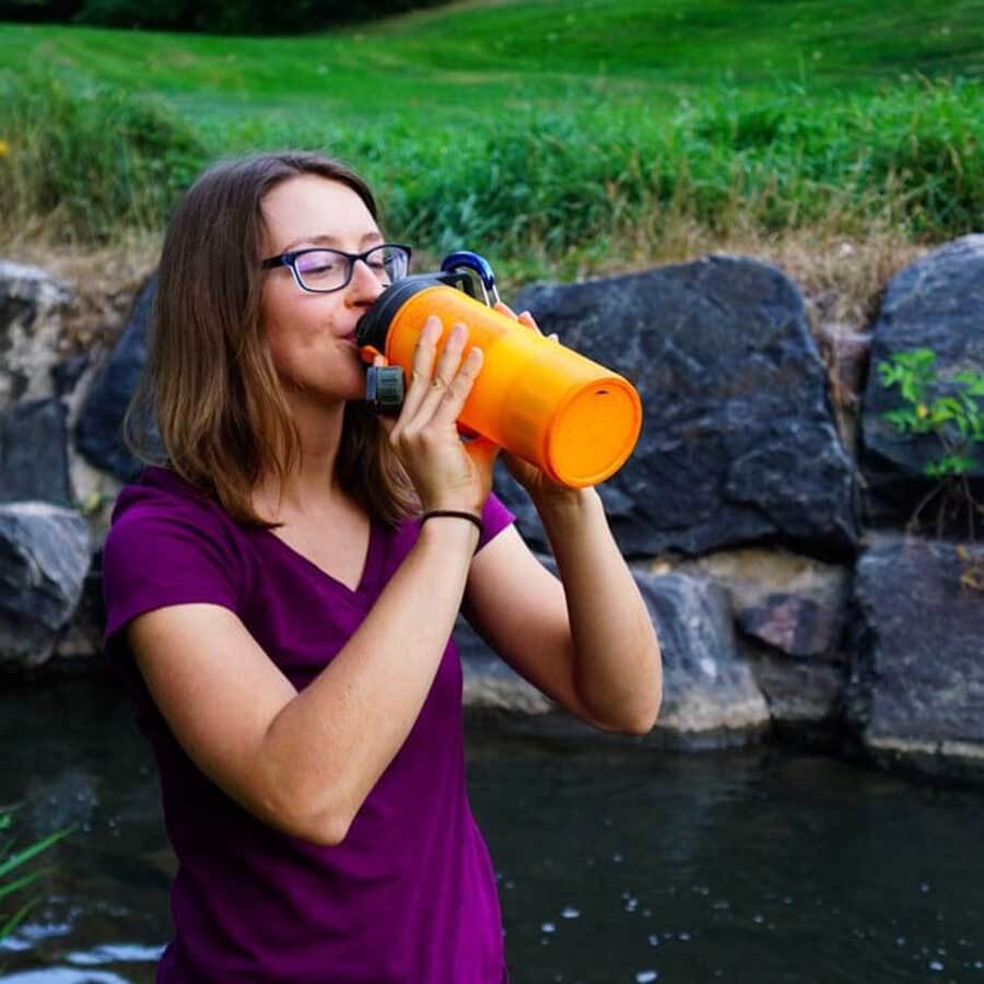 Grayl GeoPress Water Purifier Travel Filter Bottle